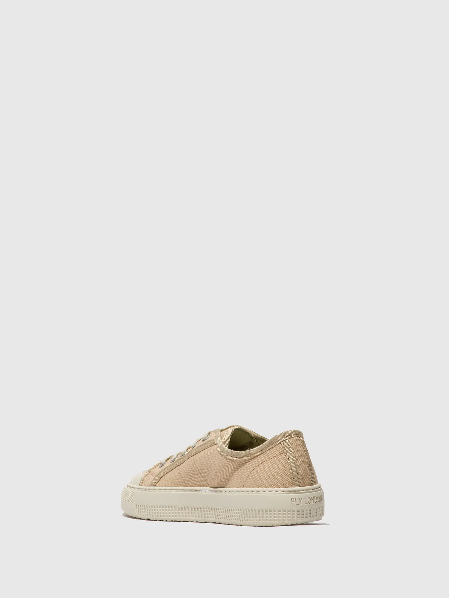 Lace-up Trainers TERE557FLY BEIGE - Image 3