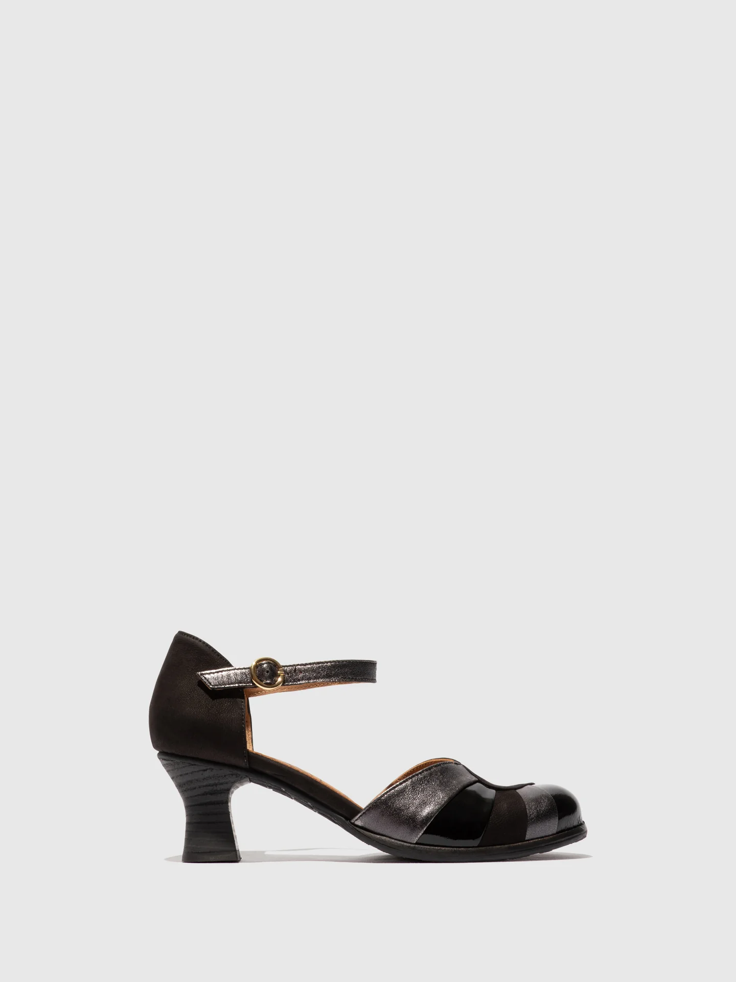 Heel Shoes BESH087FLY BLACK/BLACK/BLACK