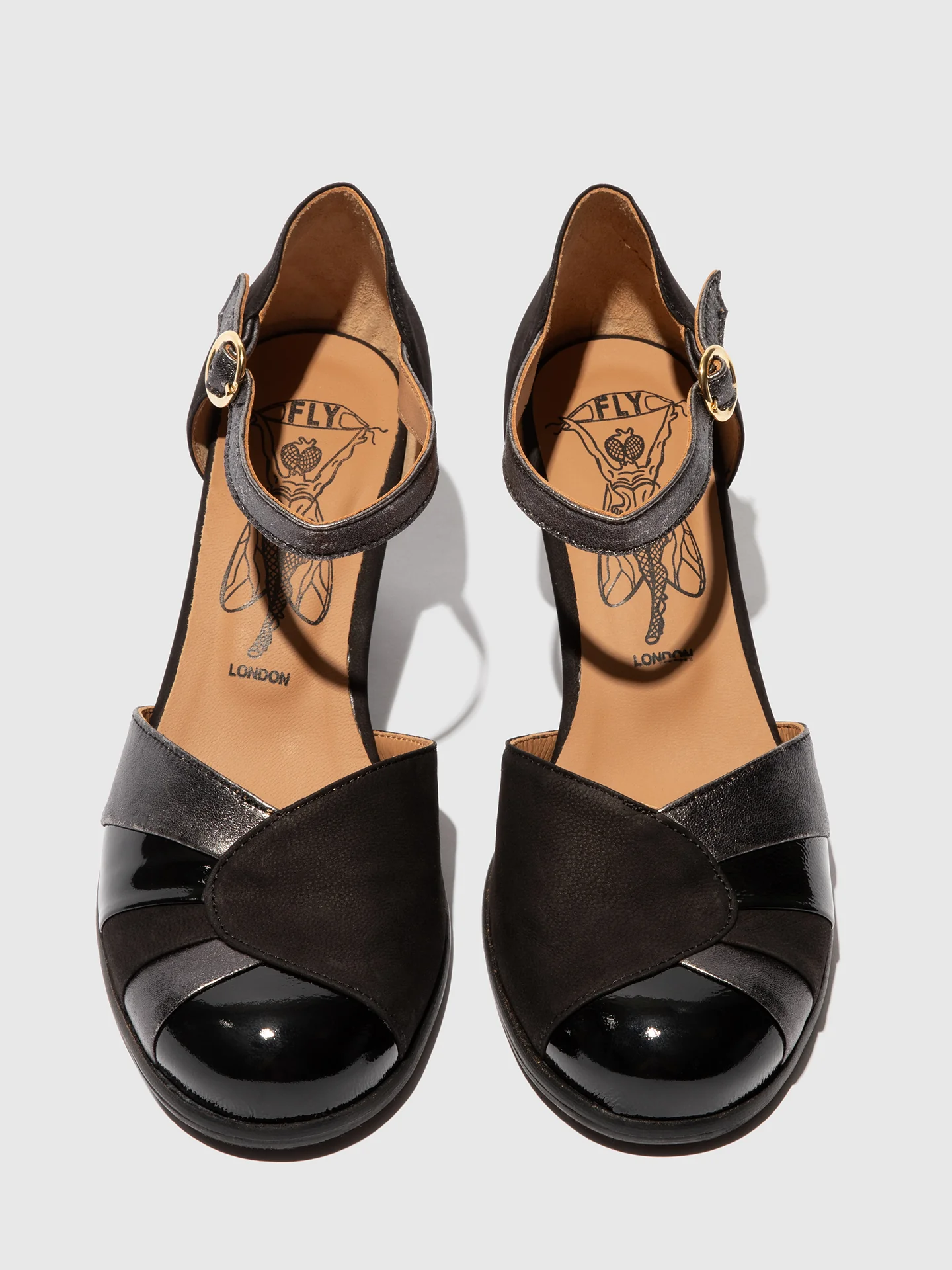 Heel Shoes BESH087FLY BLACK/BLACK/BLACK - Image 5