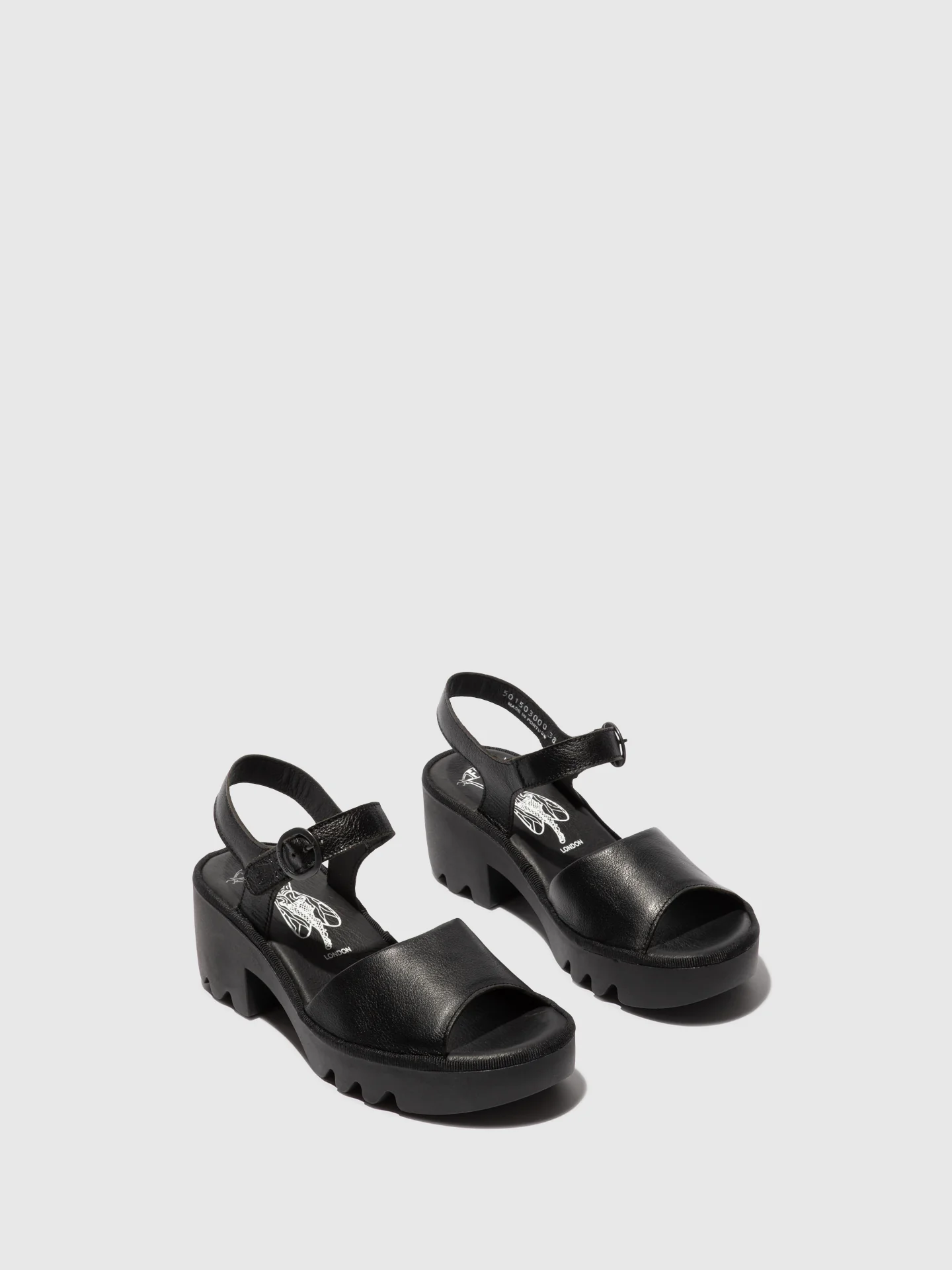 Sling-Back Sandals TULL503FLY BLACK/BLACK - Image 2