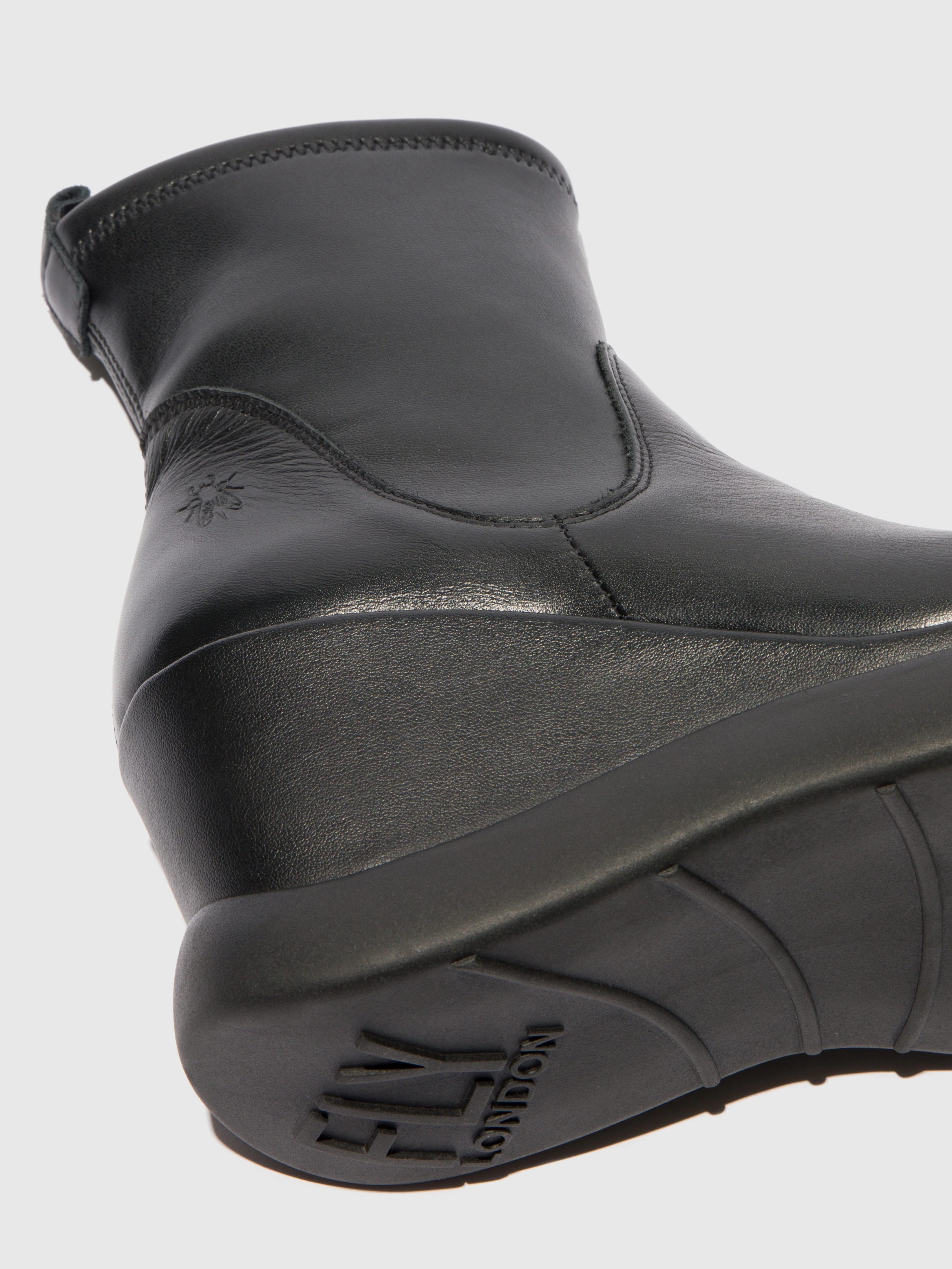 Slip-on Ankle Boots GLAF130FLY BLACK/BLACK - Image 4