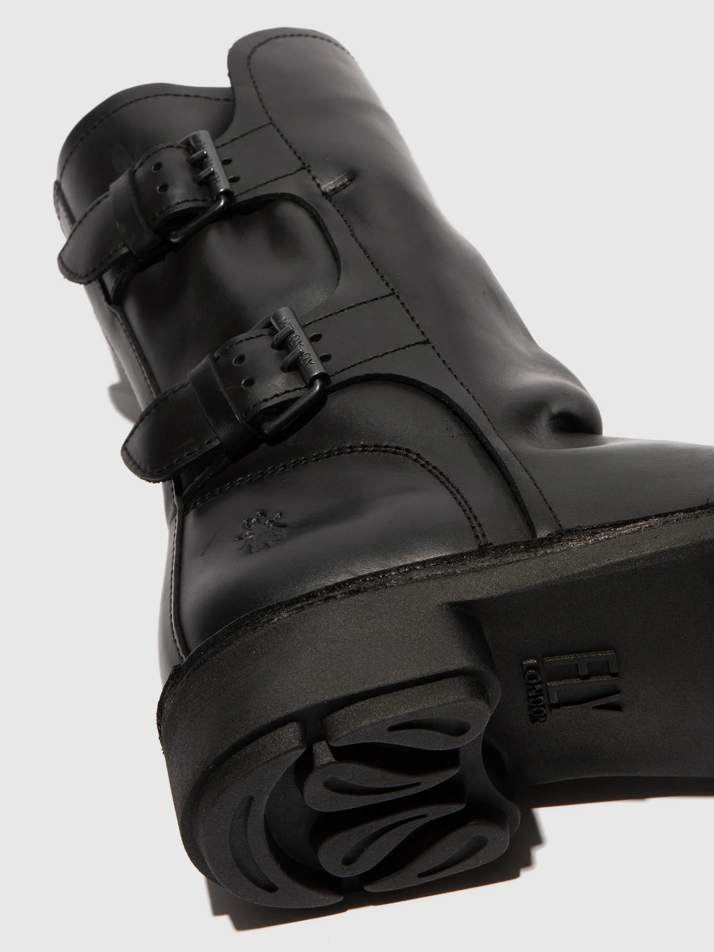 Buckle Ankle Boots NACH177FLY BLACK - Image 4