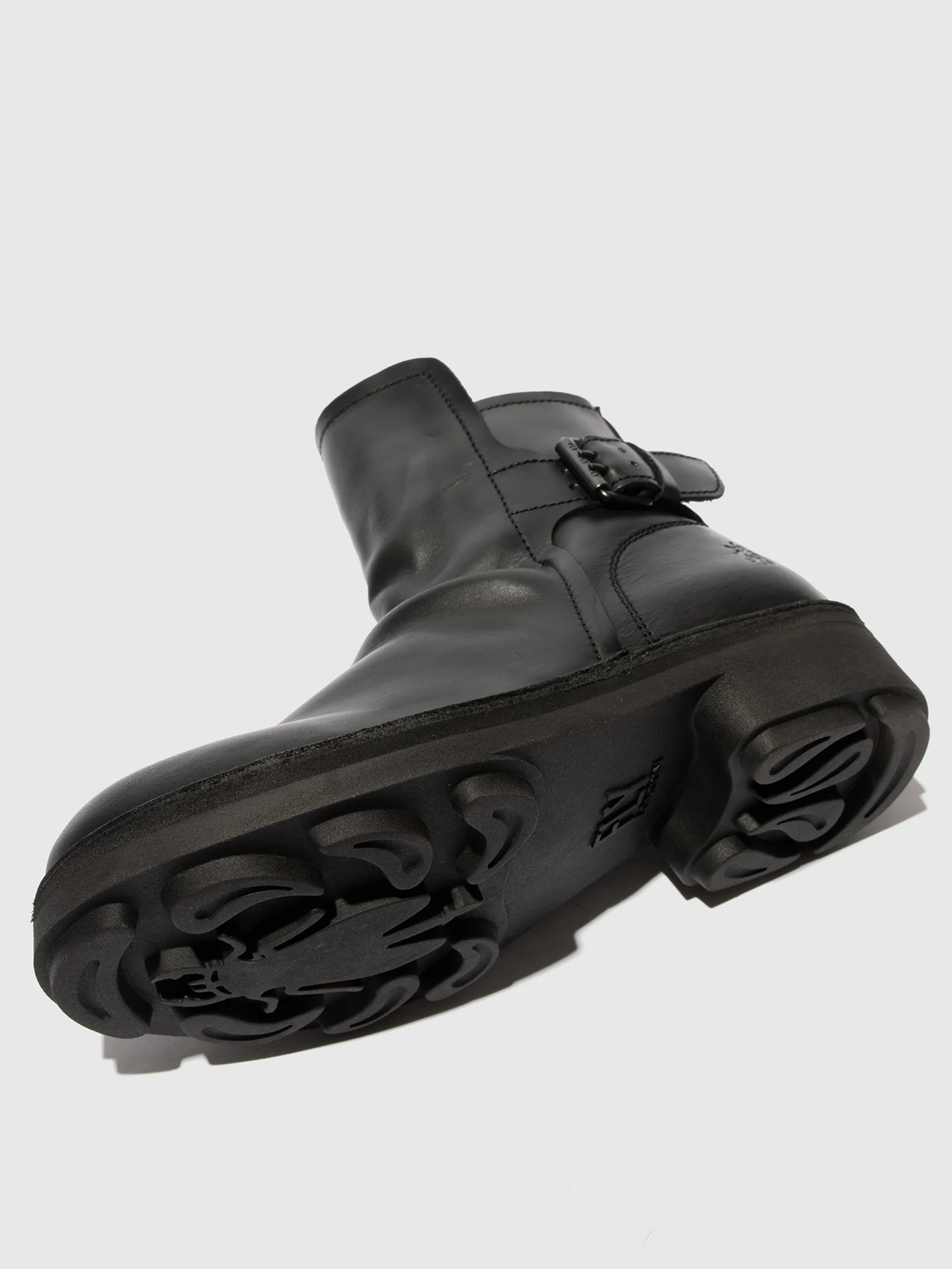 Buckle Ankle Boots NAFE142FLY BLACK - Image 4