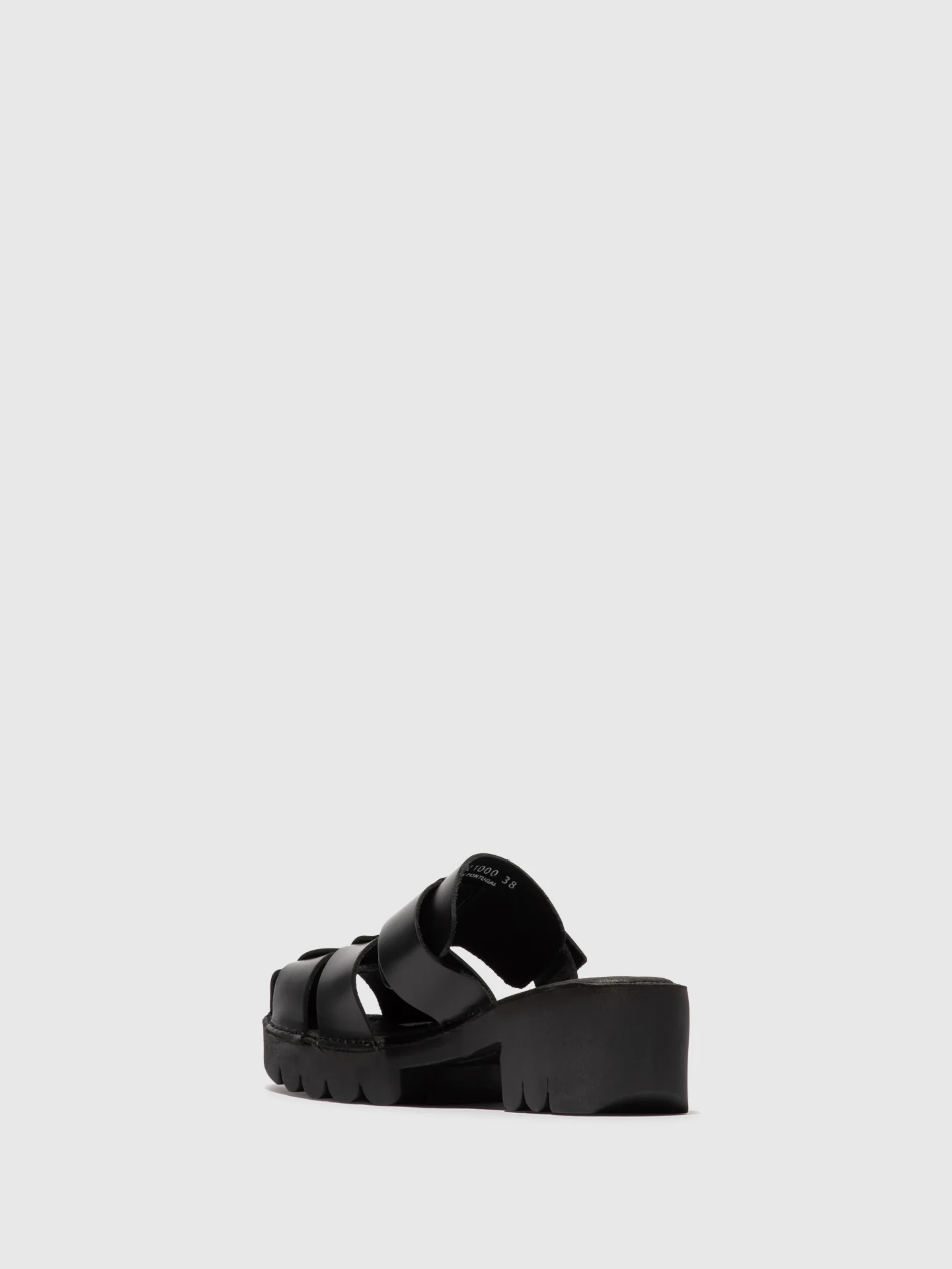 Buckle Mules ENVY521FLY BLACK - Image 3