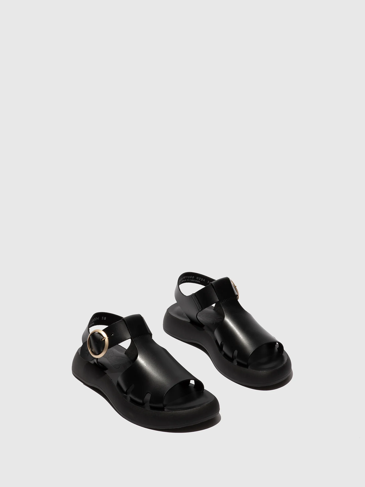Buckle Sandals BADY281FLY BLACK - Image 2