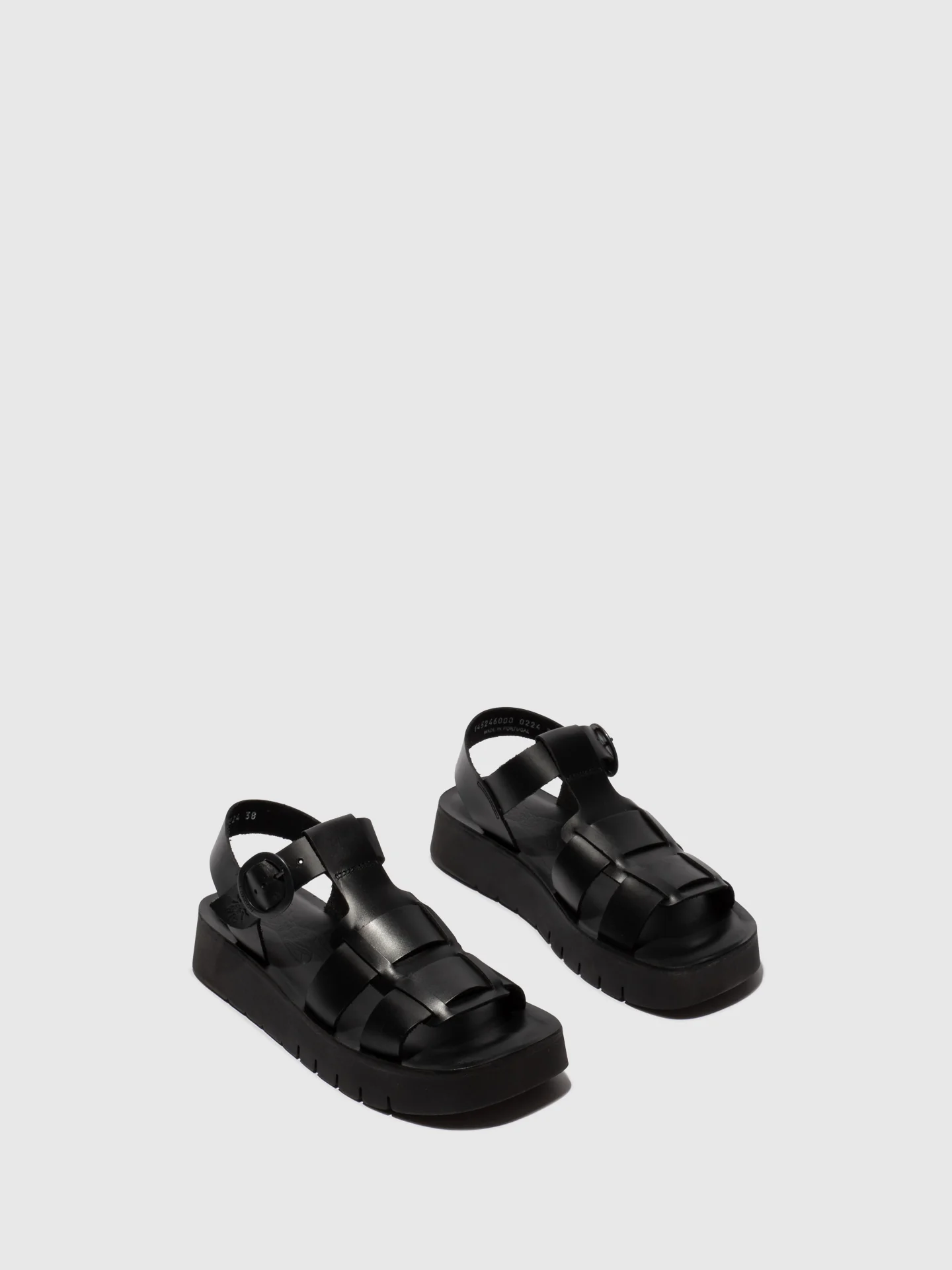 Buckle Sandals SUDY246FLY BLACK - Image 2