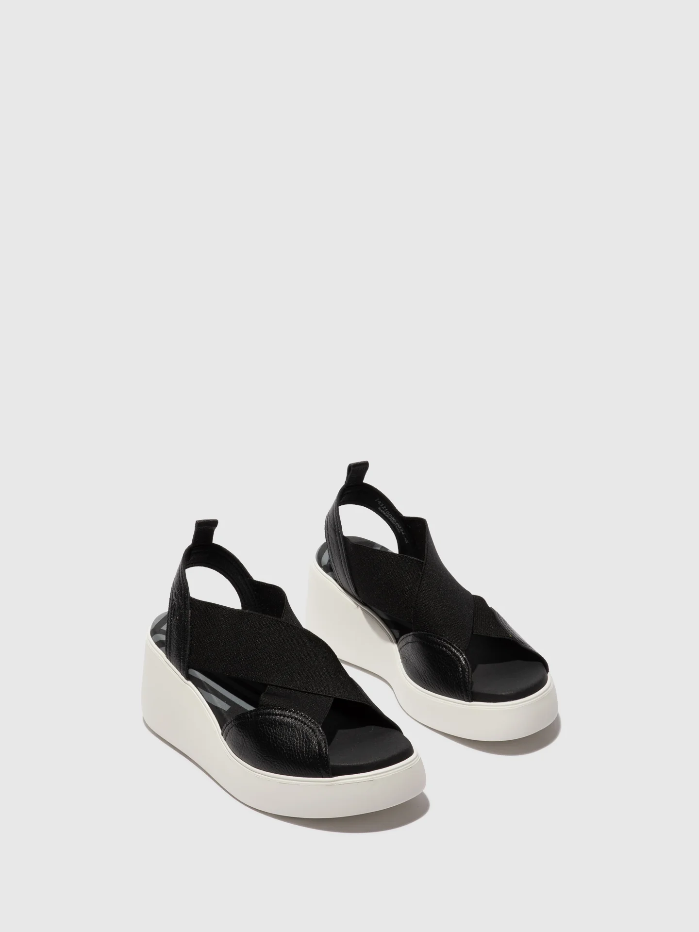 Elasticated Sandals DAIF216FLY BLACK - Image 2
