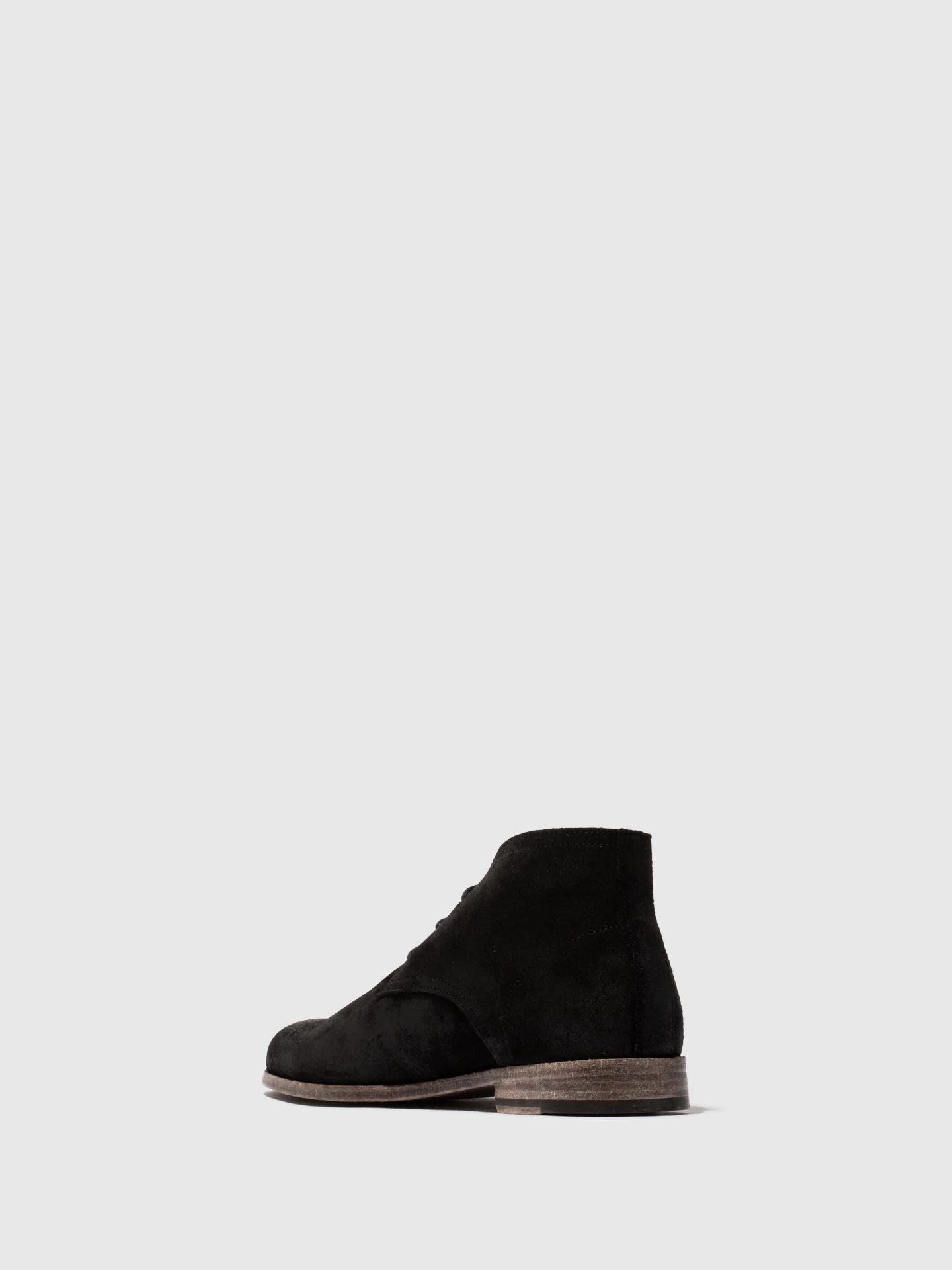 Lace-up Ankle Boots CAJY074FLY BLACK - Image 3