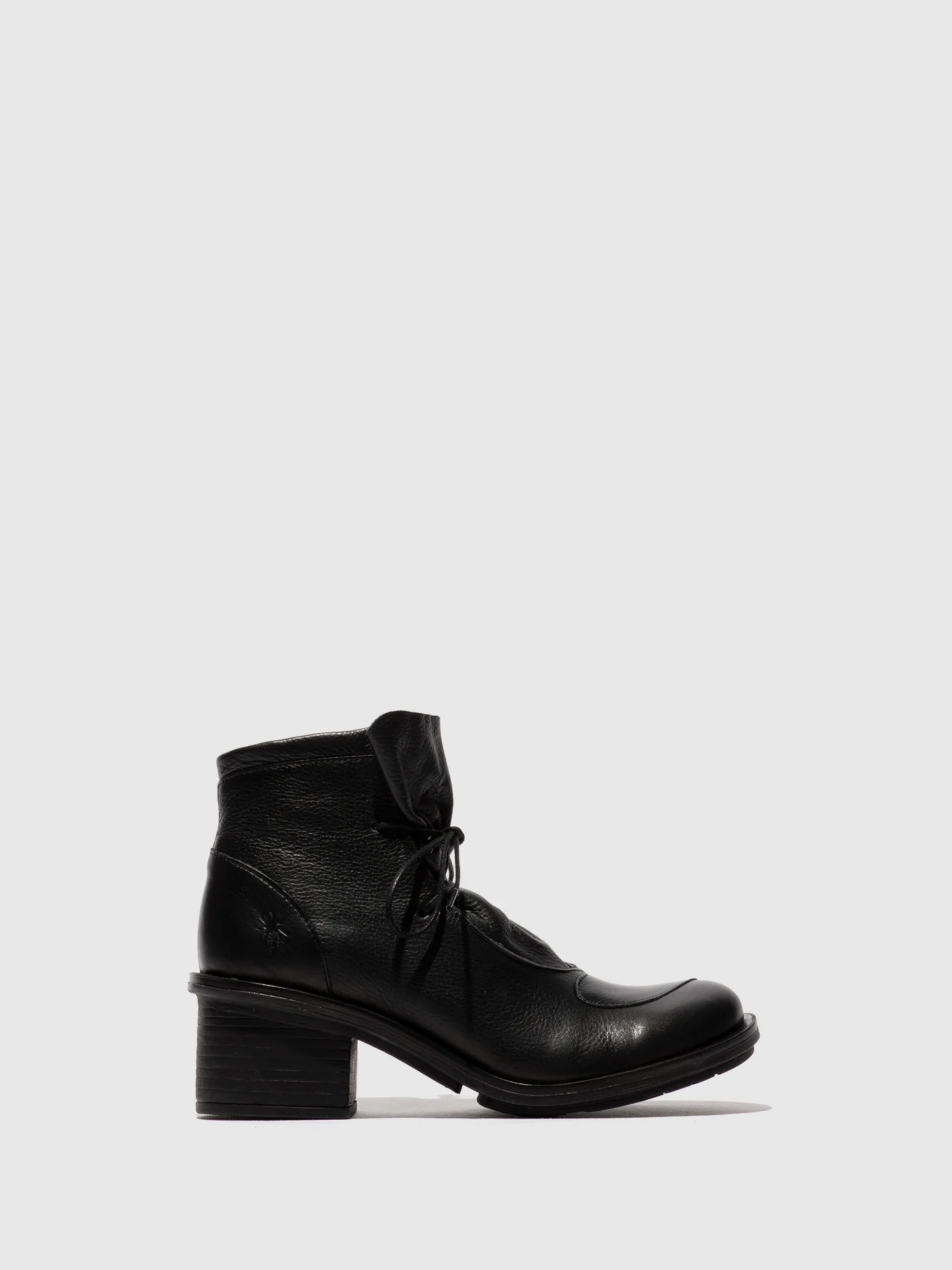 Lace-up Ankle Boots CARF307FLY BLACK