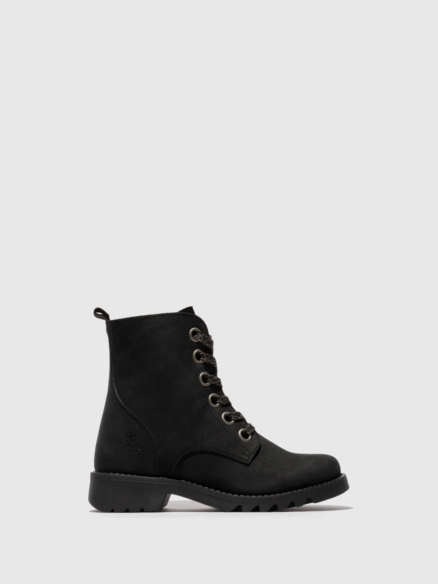 Lace-up Ankle Boots ROOG186FLY BLACK