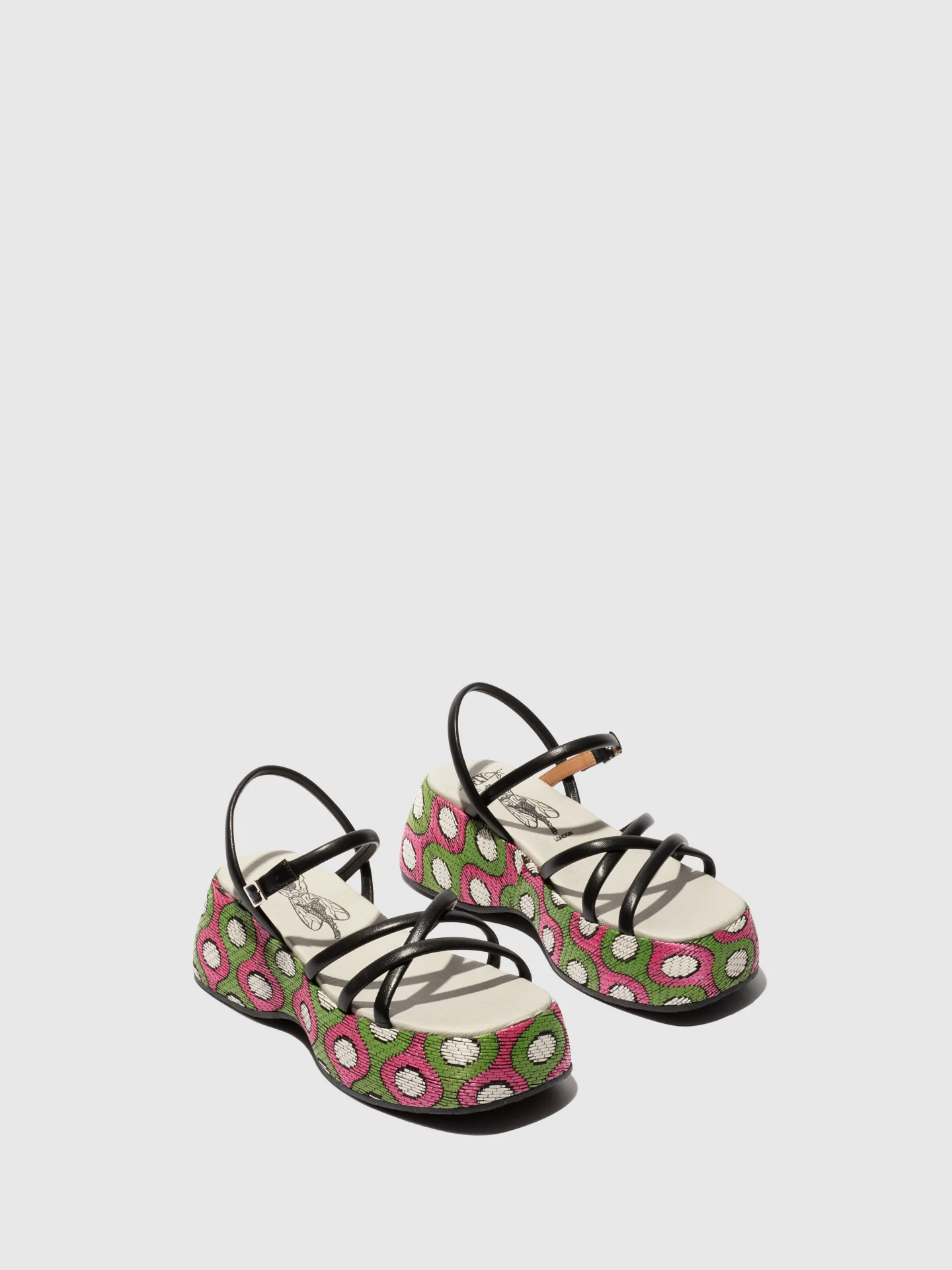 Platform Sandals BLAF095FLY BLACK - Image 2