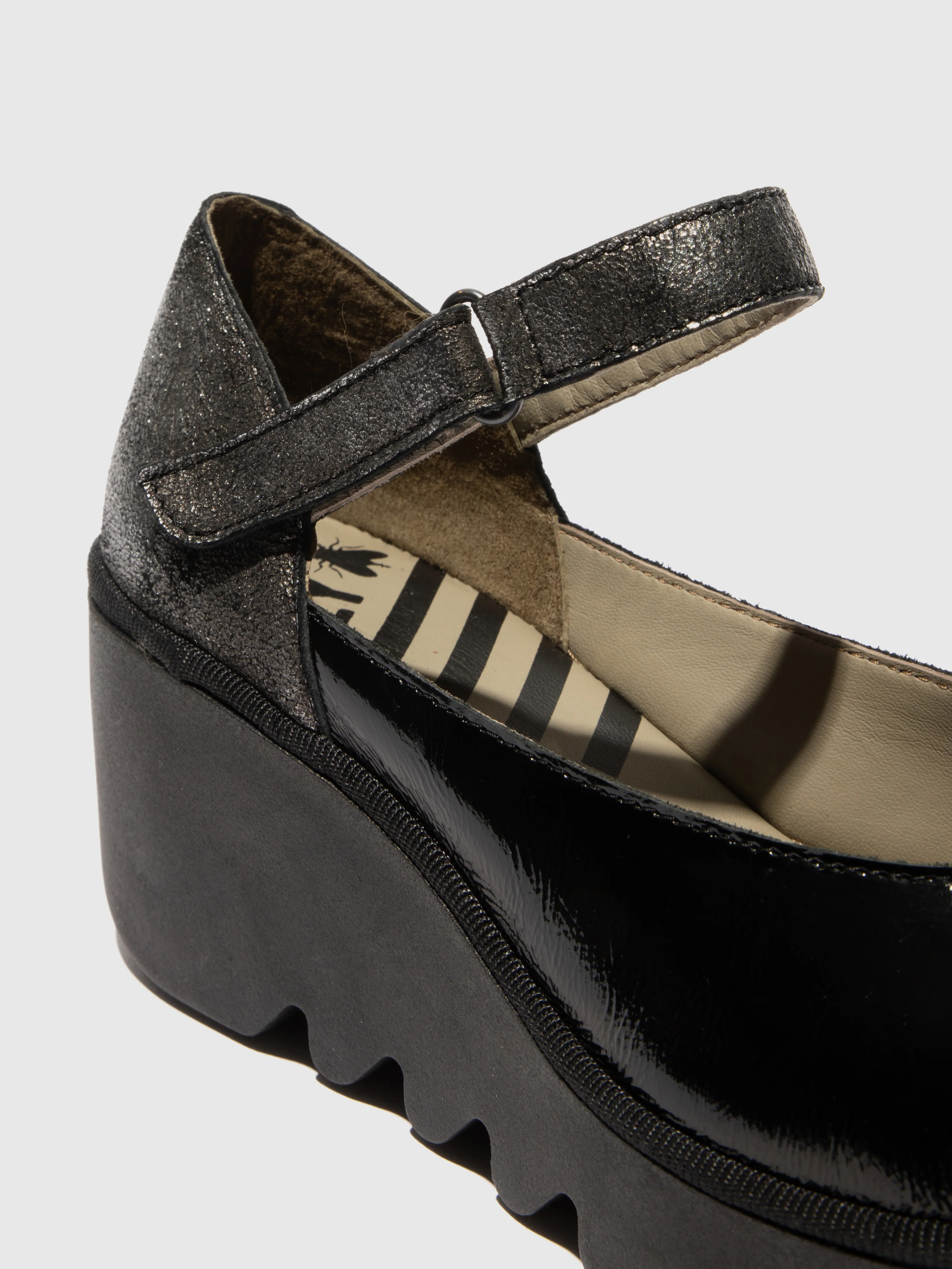 Buckle Shoes BAWO543FLY BLACK/SILVER - Image 4