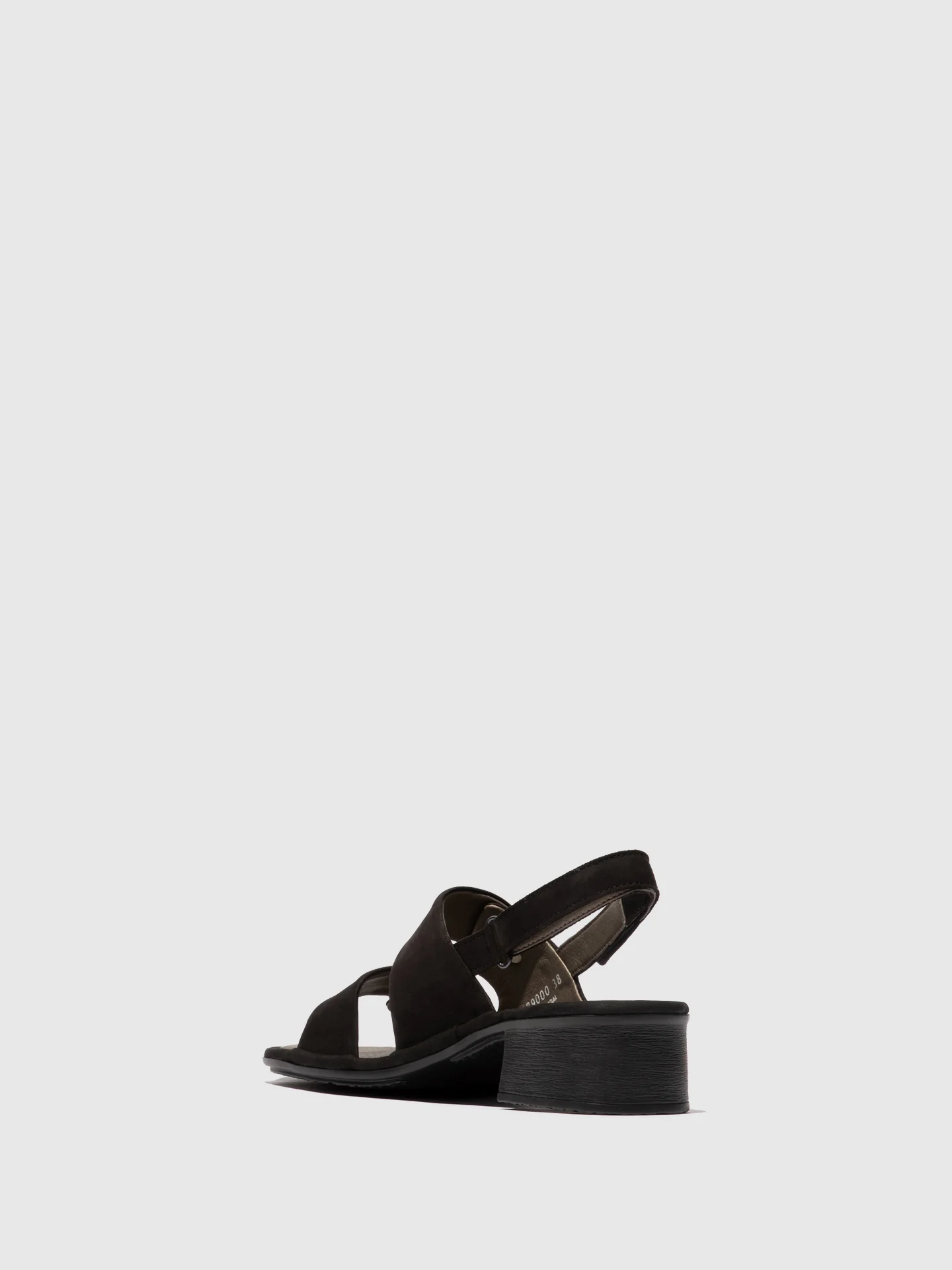 Sling-Back Sandals EBLA489FLY BLACK - Image 3