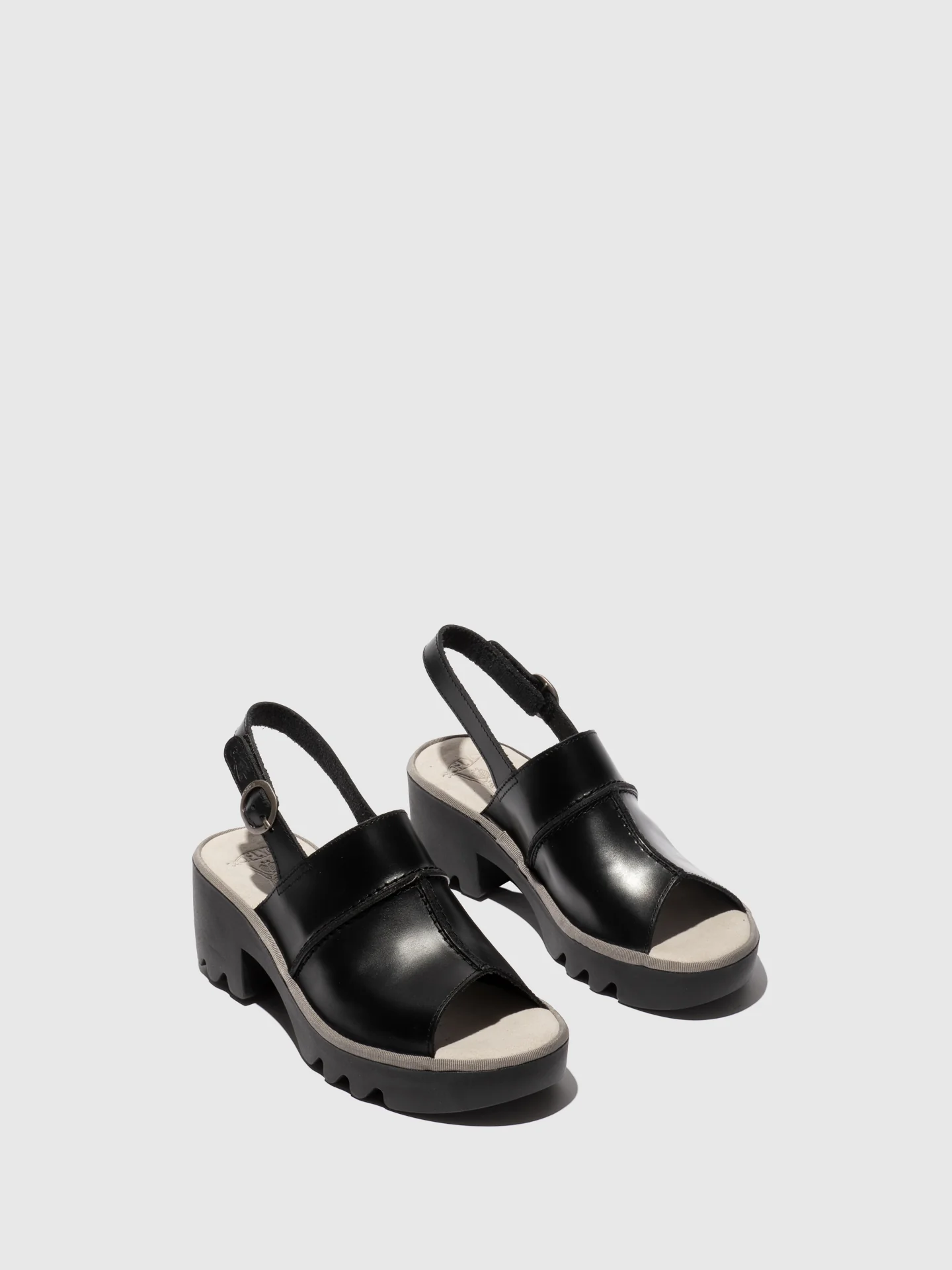 Sling-Back Sandals TUPI495FLY BLACK - Image 2