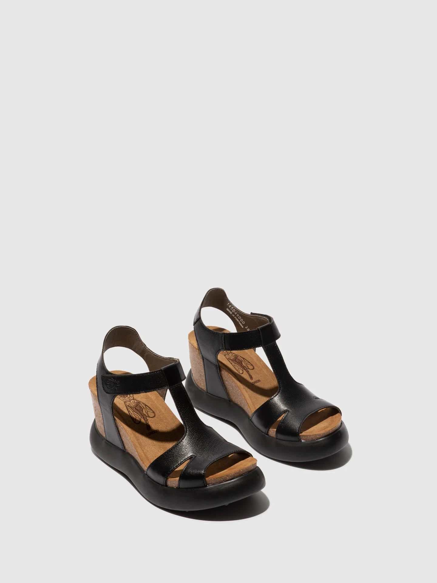 Velcro Sandals GUFI049FLY BLACK - Image 2