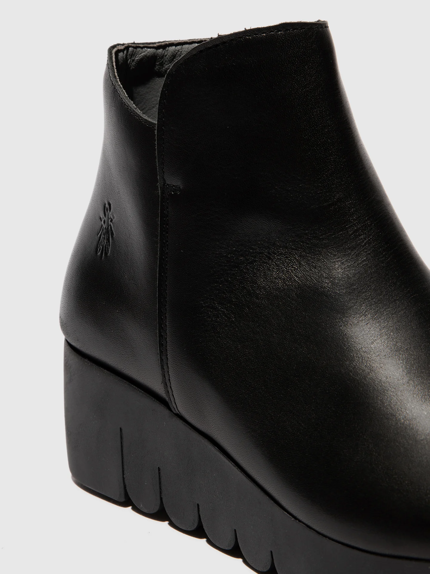 Zip Up Ankle Boots VANG364FLY BLACK - Image 4