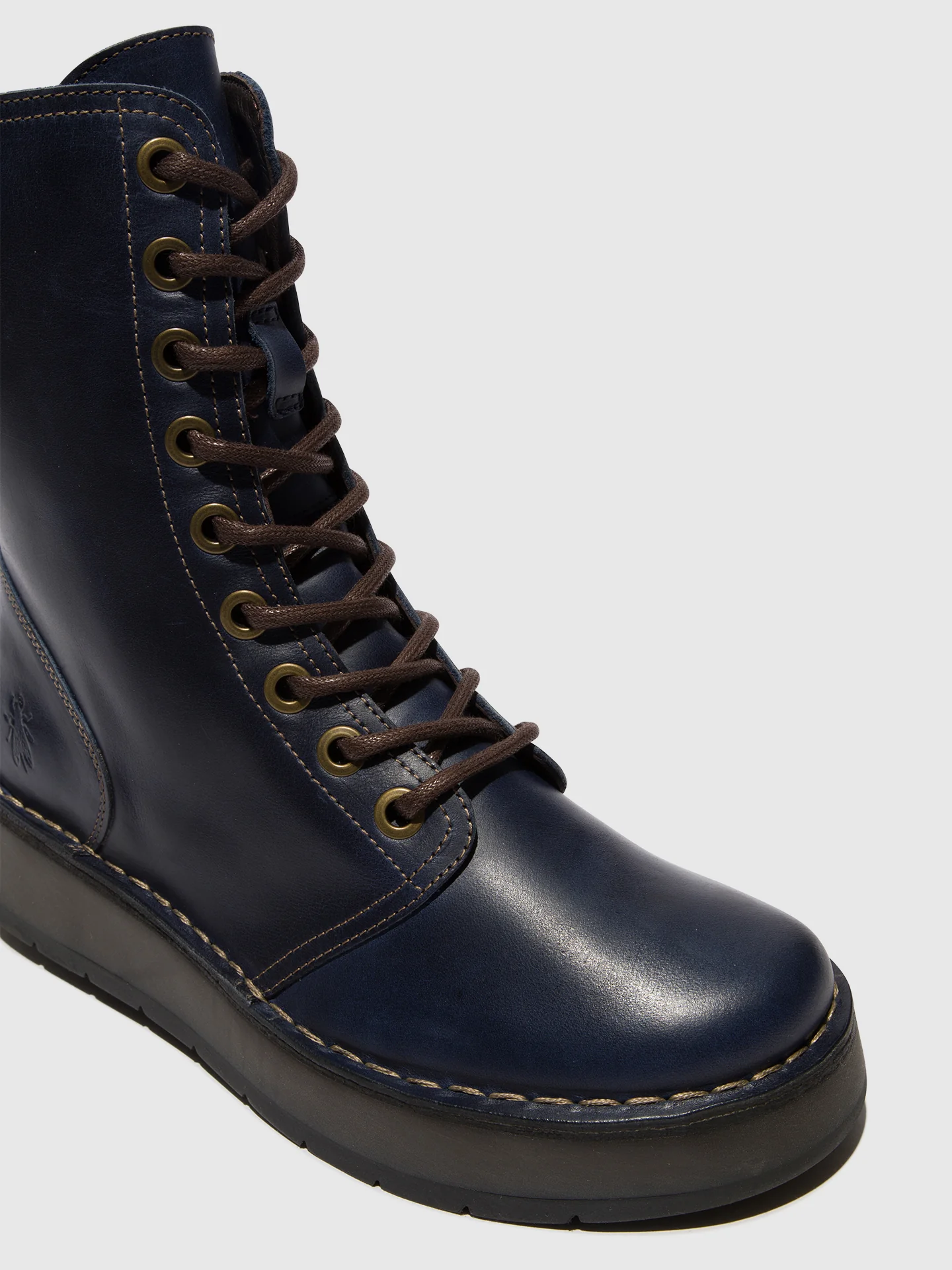Lace-up Ankle Boots RAMI043FLY BLUE - Image 4