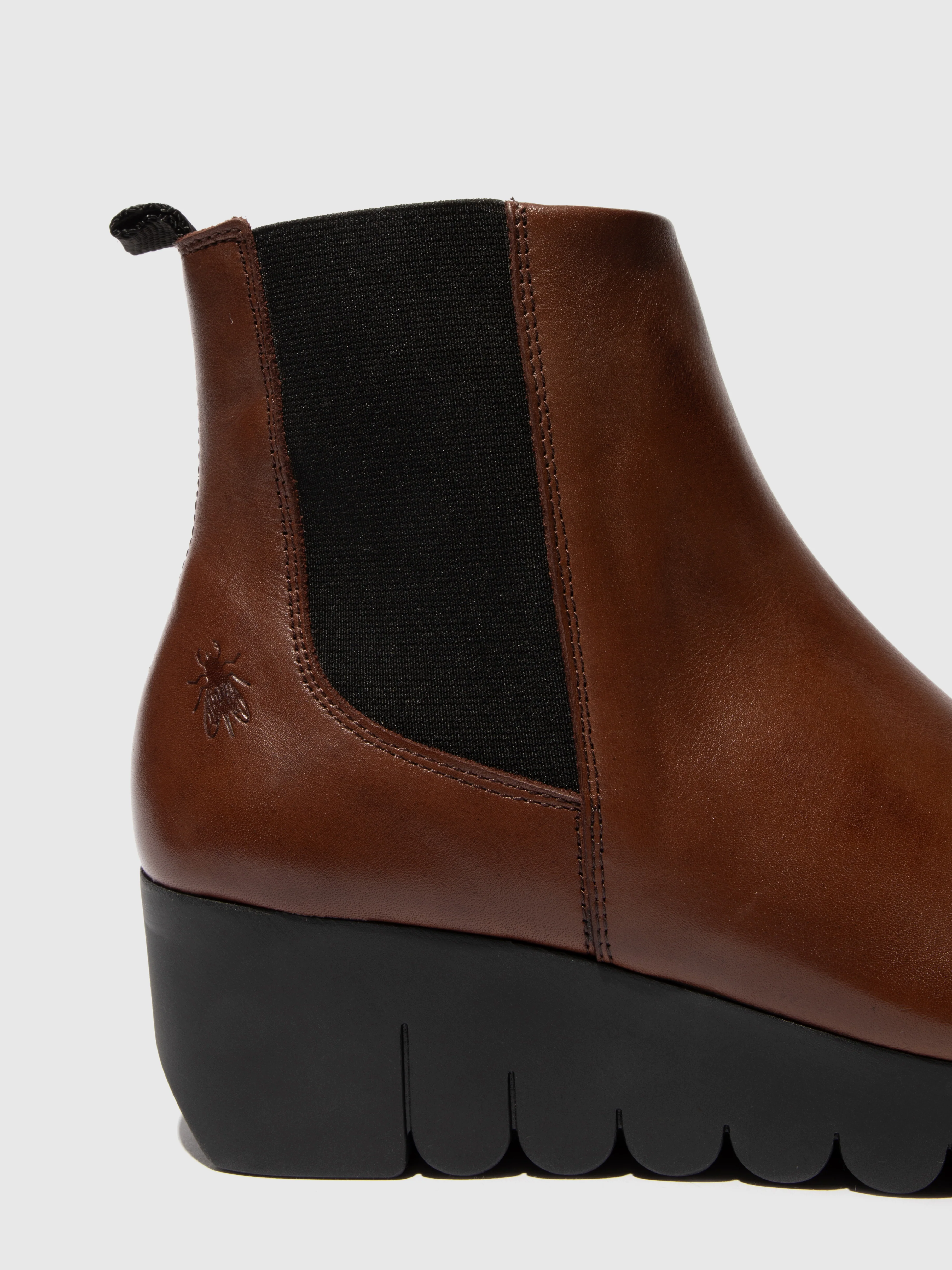 Chelsea Ankle Boots VAZE177FLY BROWN - Image 4