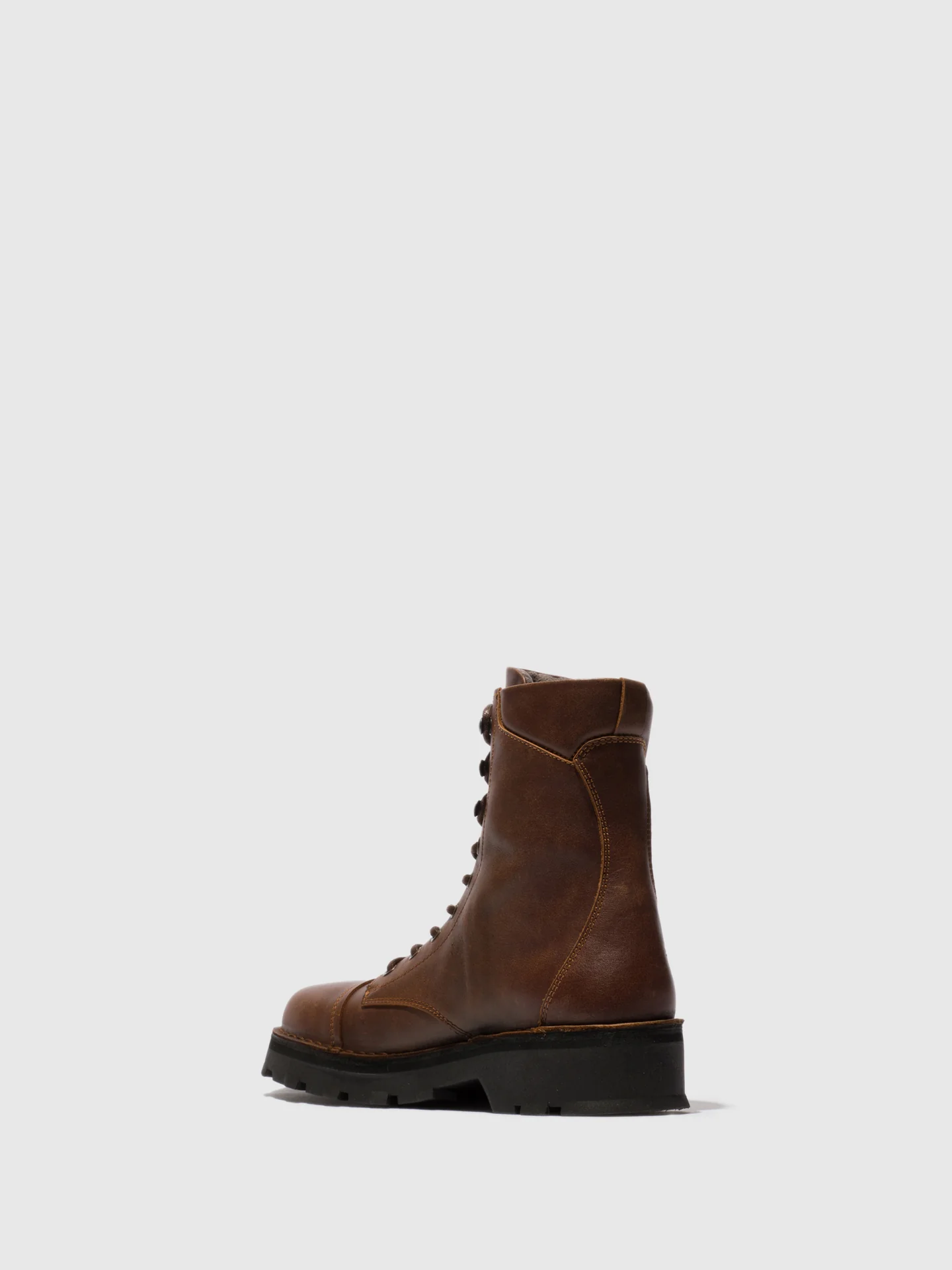 Lace-up Ankle Boots KAFT126FLY BROWN - Image 3