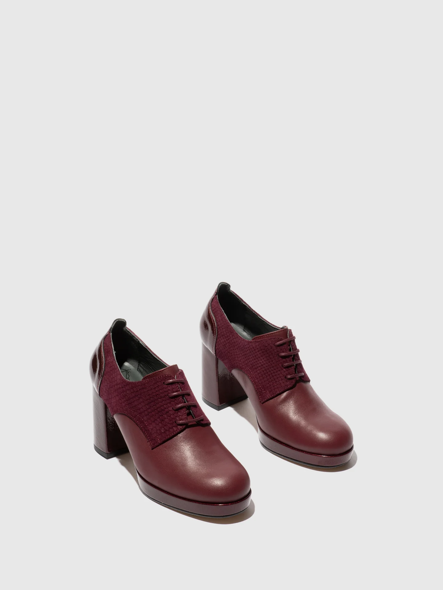 Lace-up Shoes EZIK180FLY BURGUNDY - Image 2