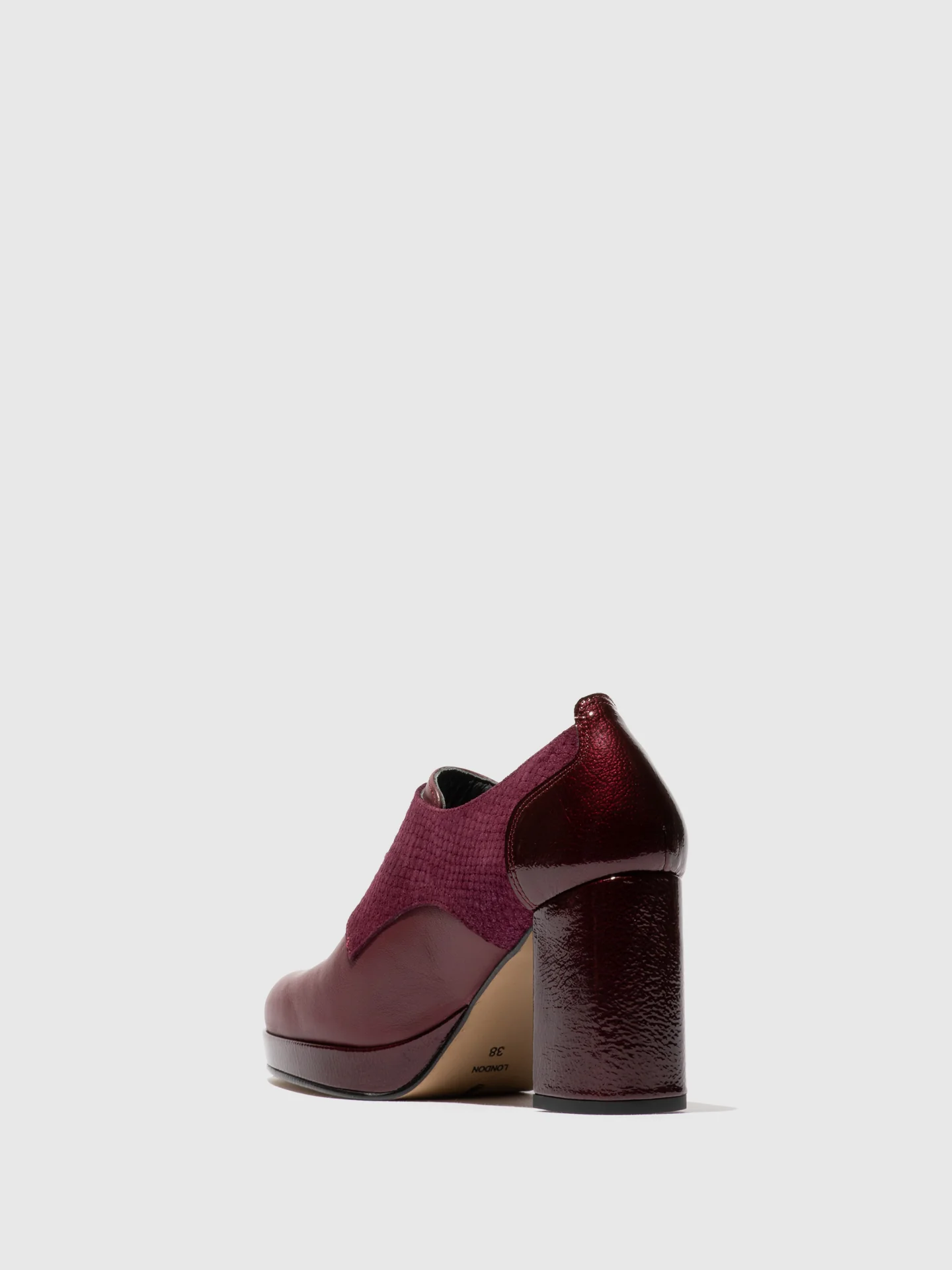 Lace-up Shoes EZIK180FLY BURGUNDY - Image 4