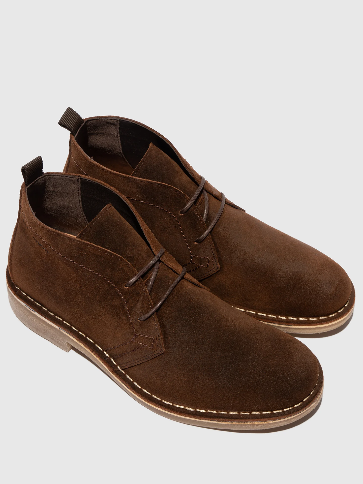 Lace-up Ankle Boots RULH110FLY CAMEL - Image 4
