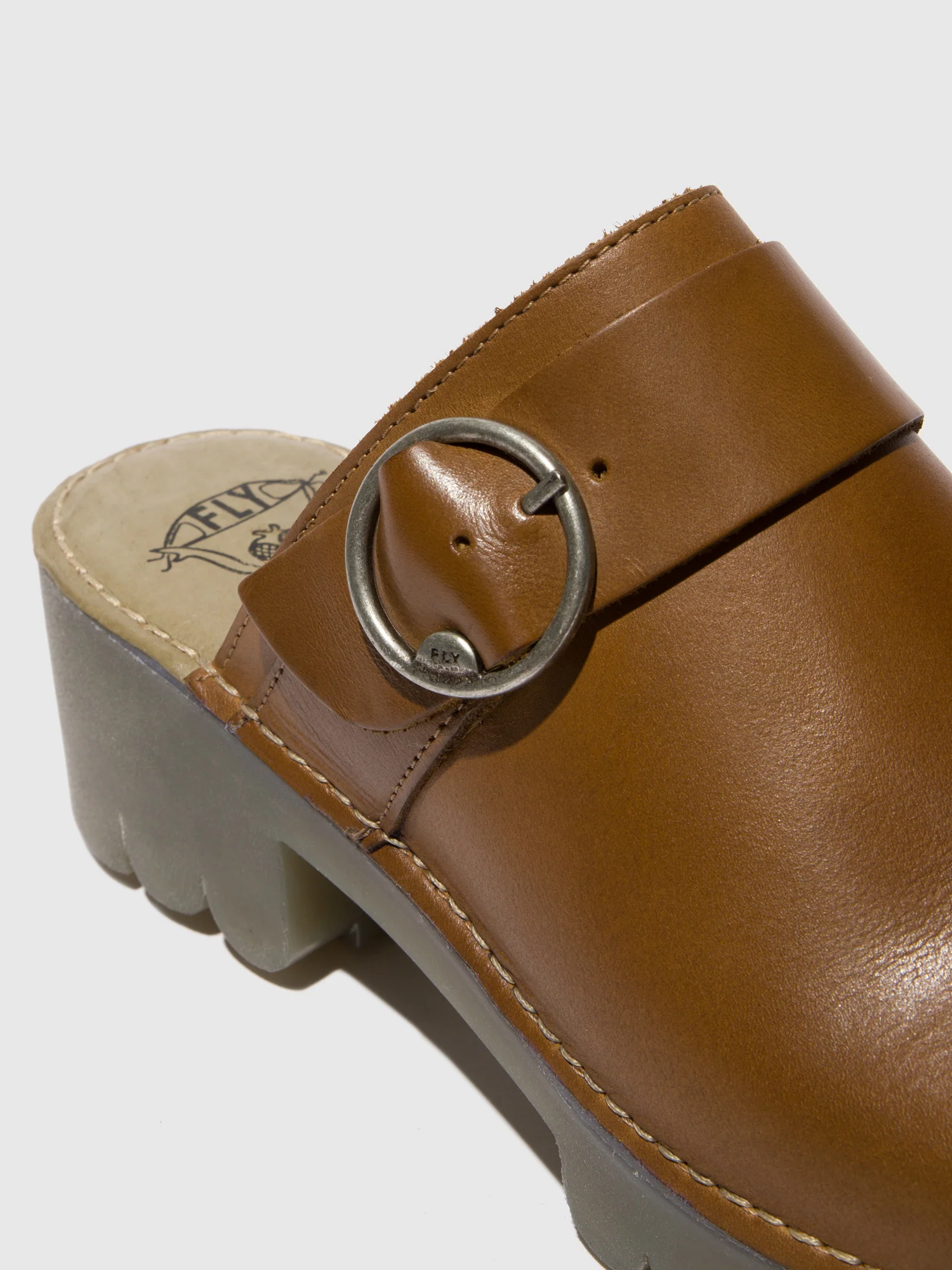 Round Toe Clogs ENDA510FLY CAMEL - Image 4