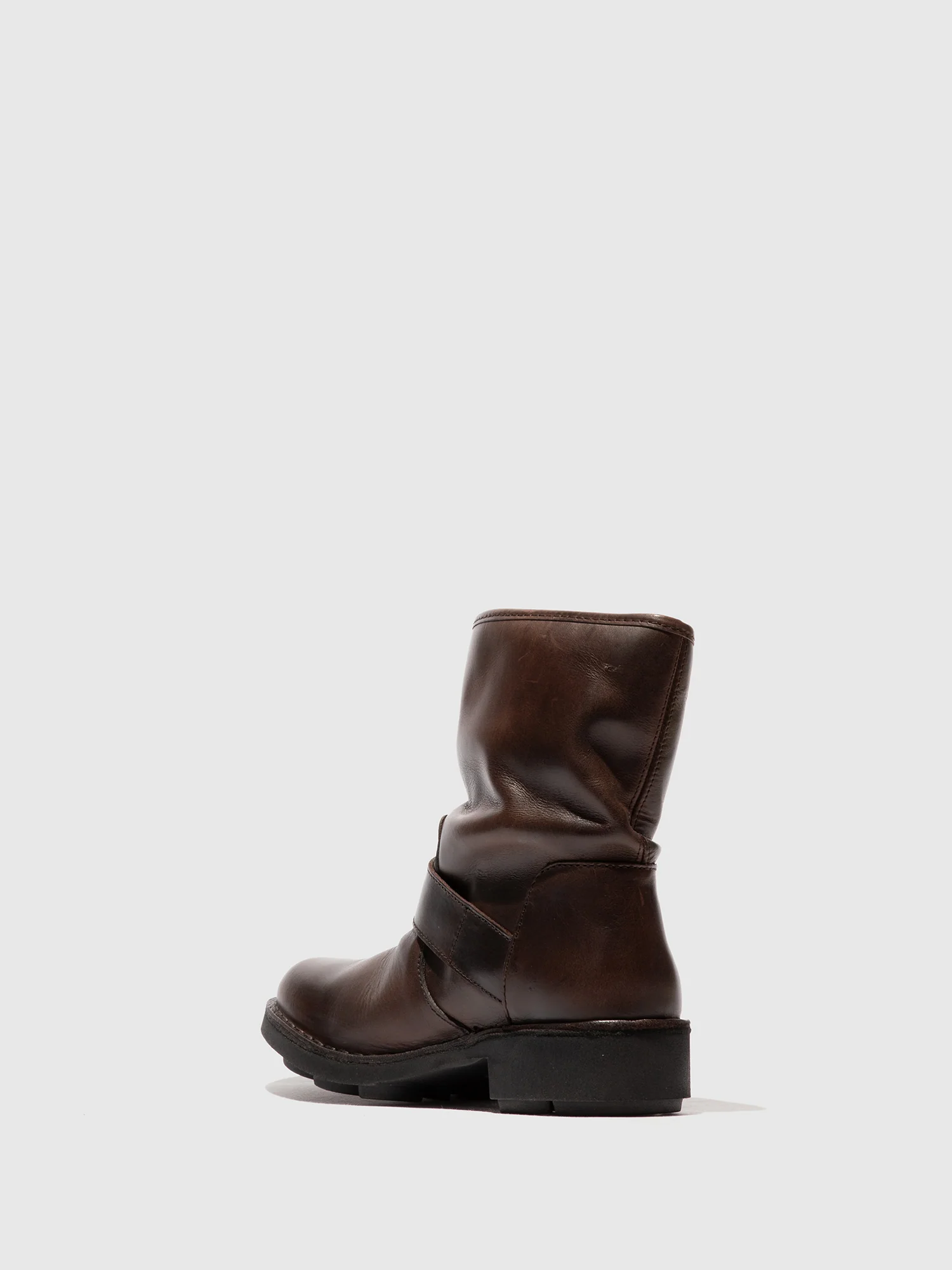 Buckle Ankle Boots NIRE178FLY DK. BROWN - Image 3