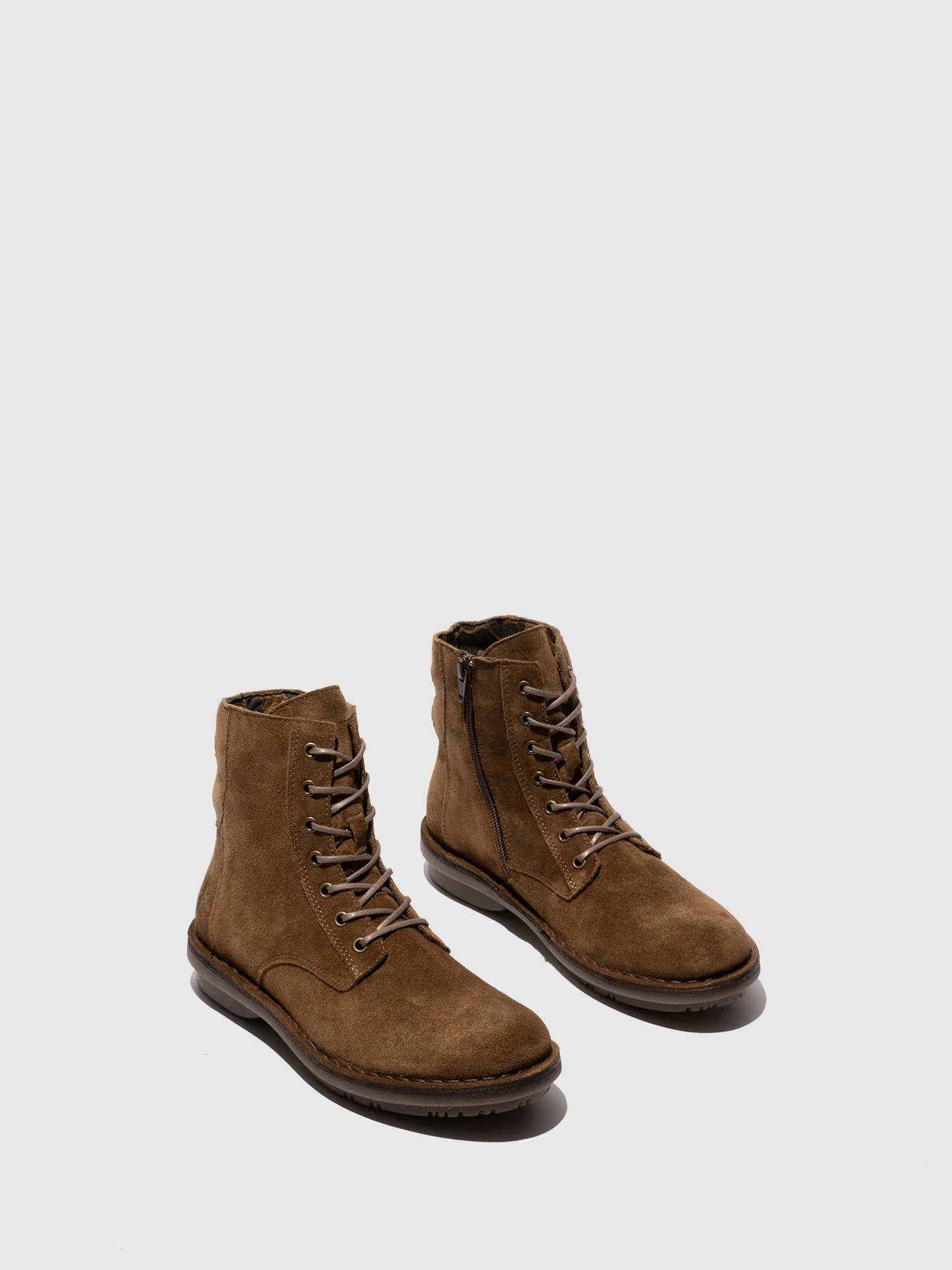 Lace-up Ankle Boots FLAB170FLY ELEPHANT - Image 2