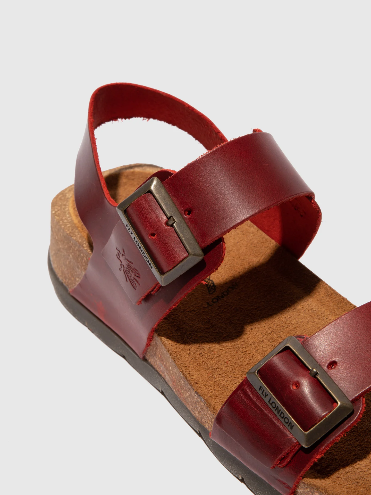 Buckle Sandals CEKE722FLY BRIDLE RED - Image 5