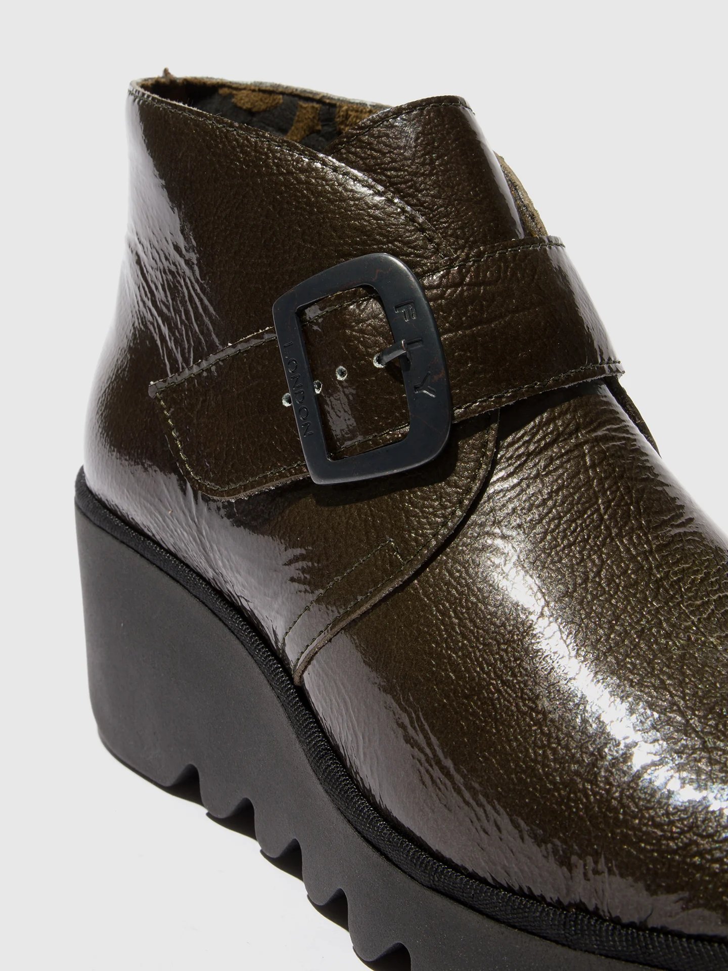 Buckle Ankle Boots BIRT397FLY GREEN - Image 4