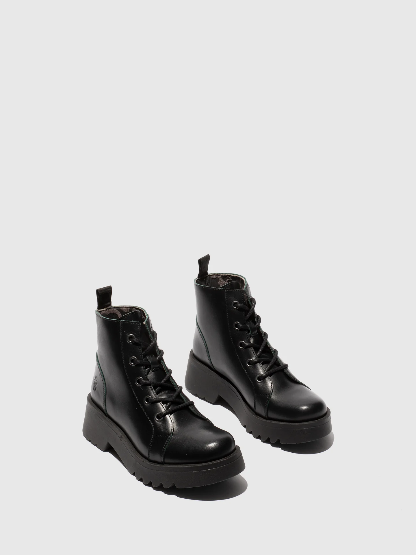 Lace-up Ankle Boots METZ788FLY JAVA GROUND/GREEN - Image 2
