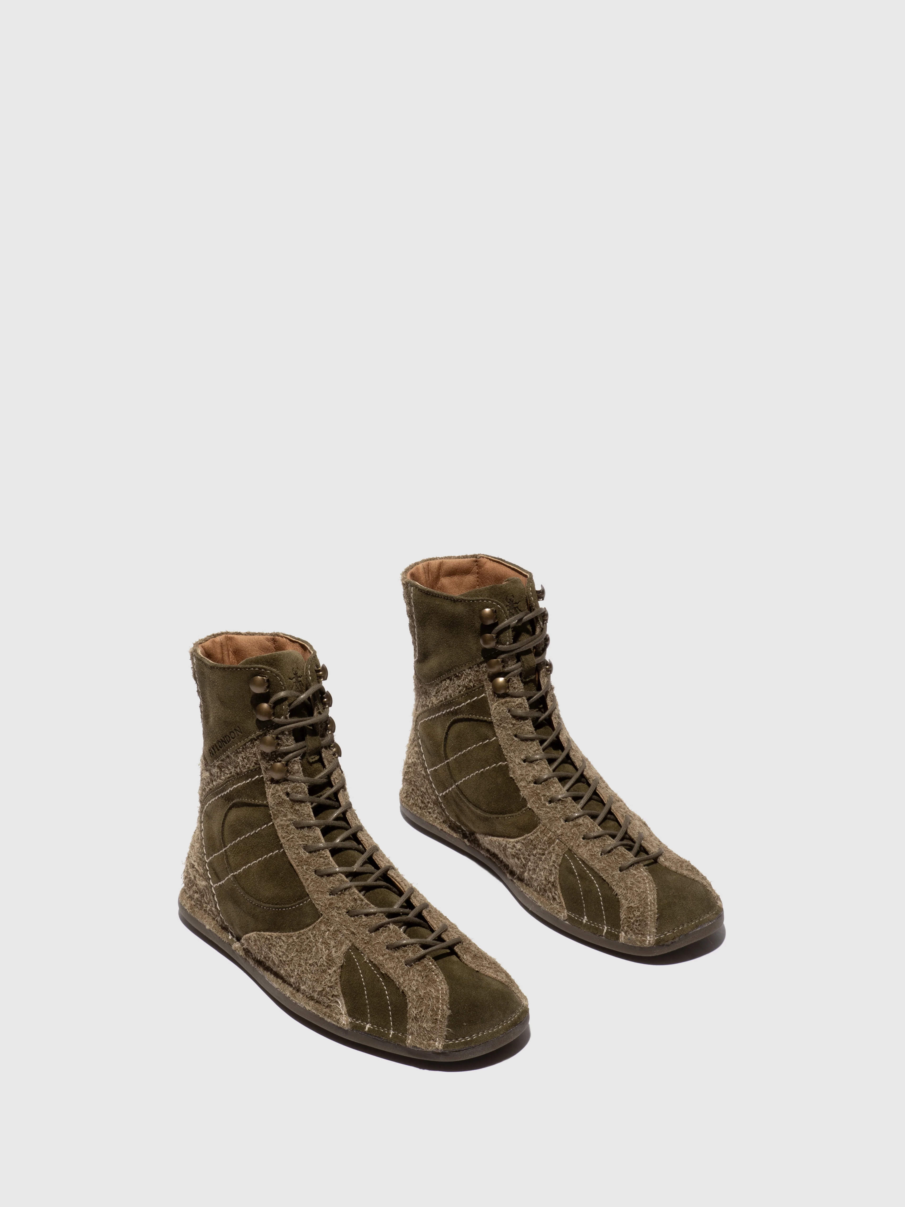 Hi-Top Trainers FARV573FLY KHAKI - Image 2