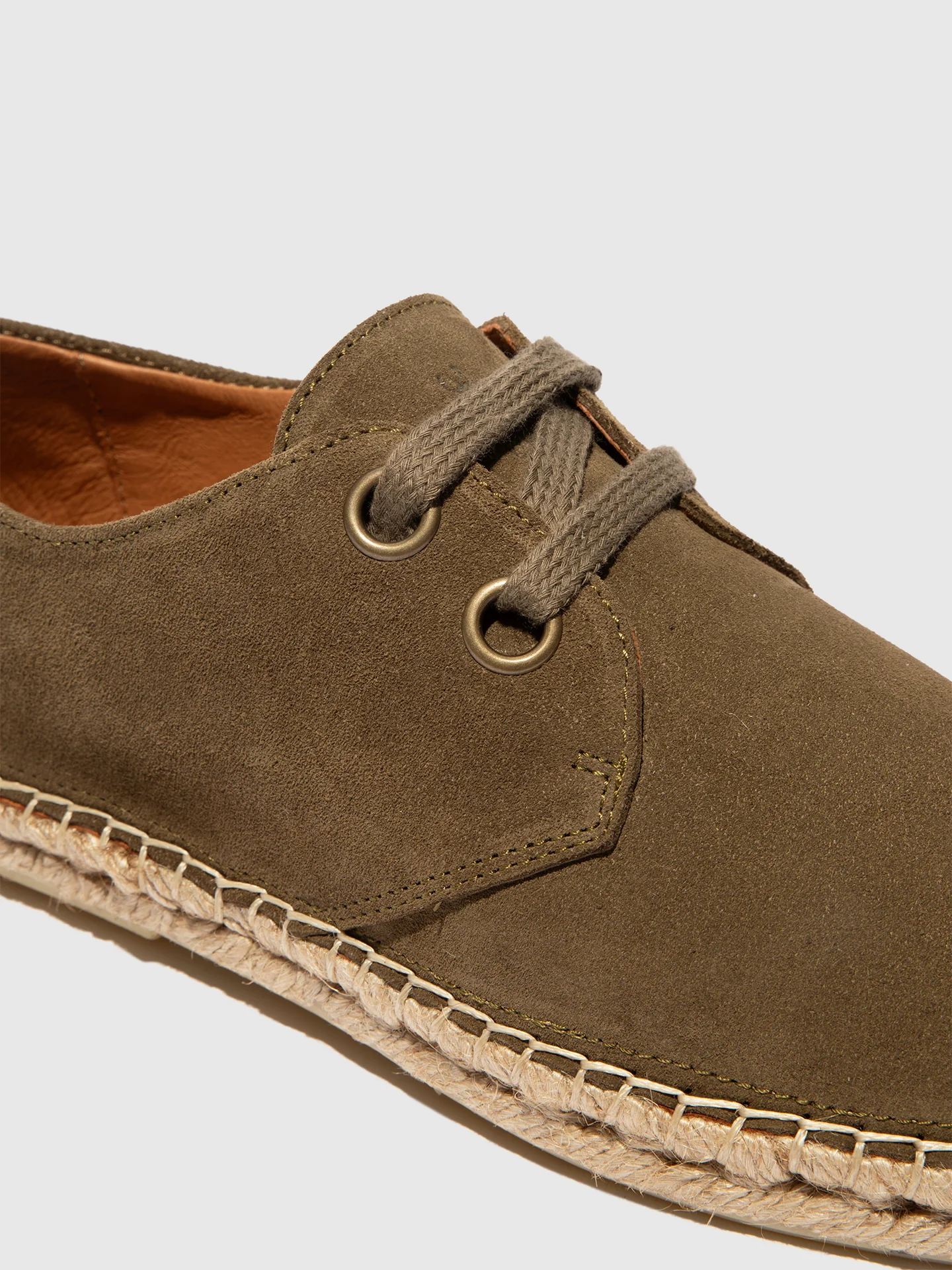 Lace-up Espadrilles SLIN528FLY KHAKI - Image 4
