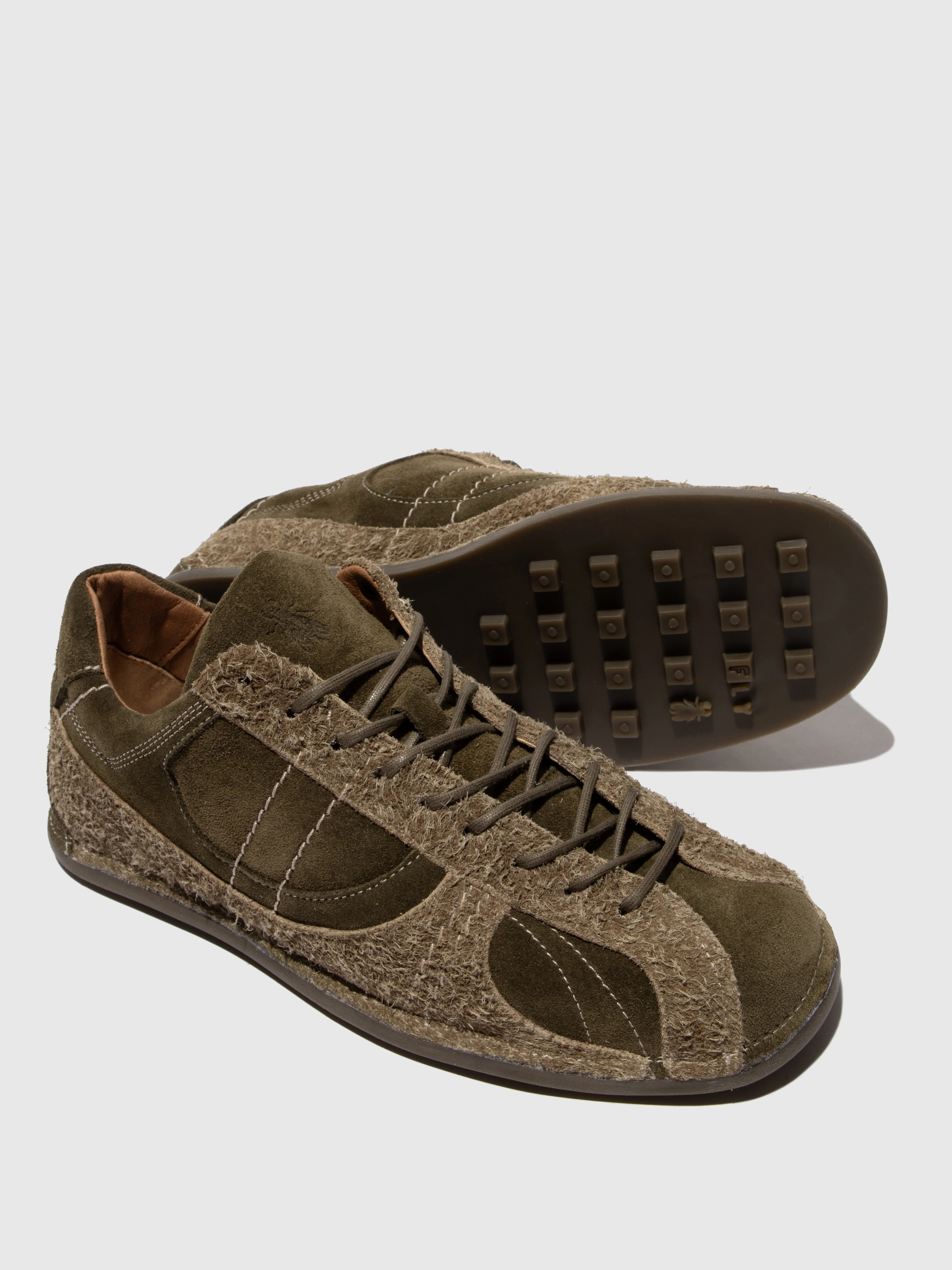 Low-Top Trainers FRAP572FLY KHAKI - Image 5