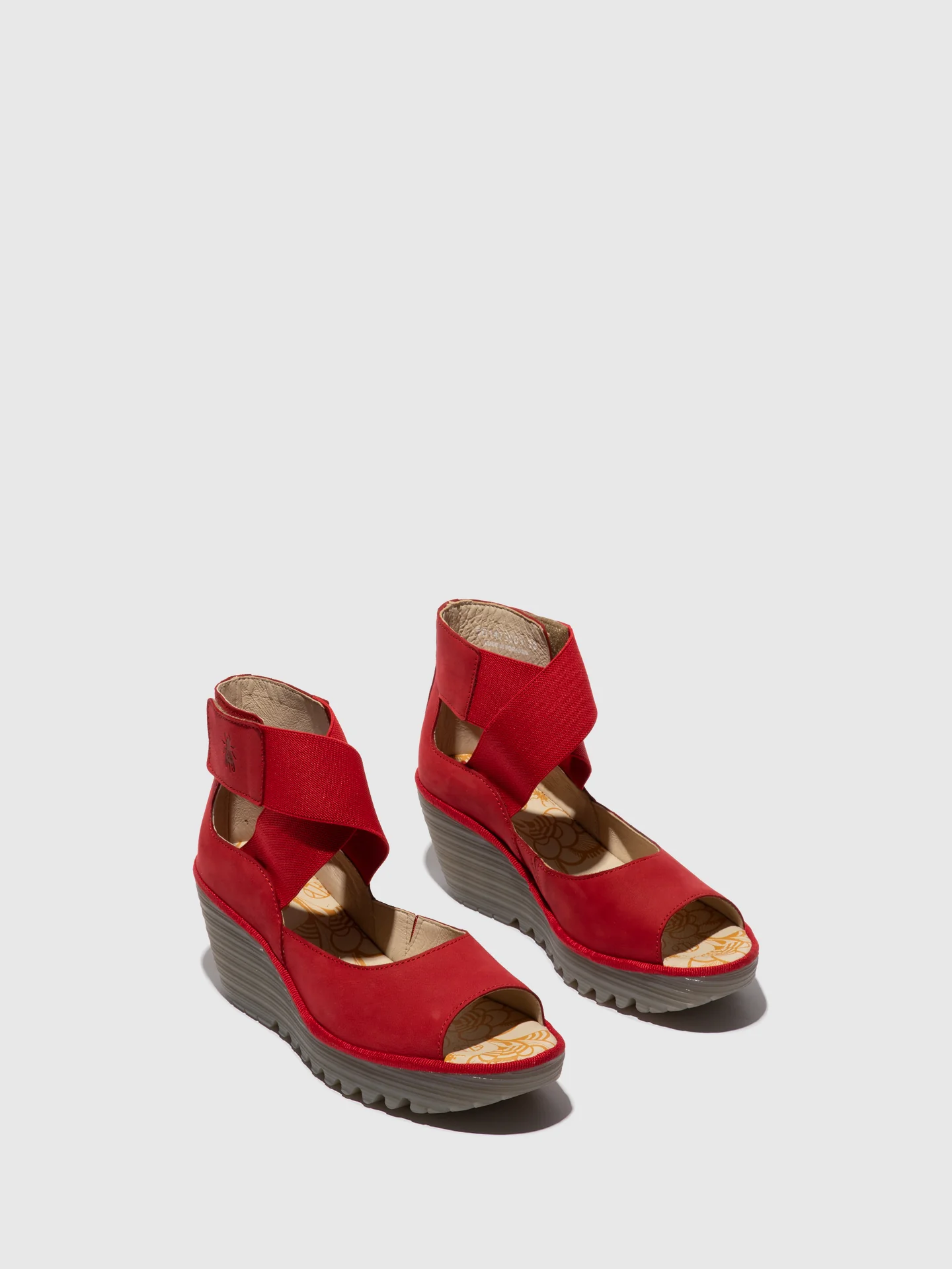 Velcro Sandals YEFI473FLY LIPSTICK RED - Image 2