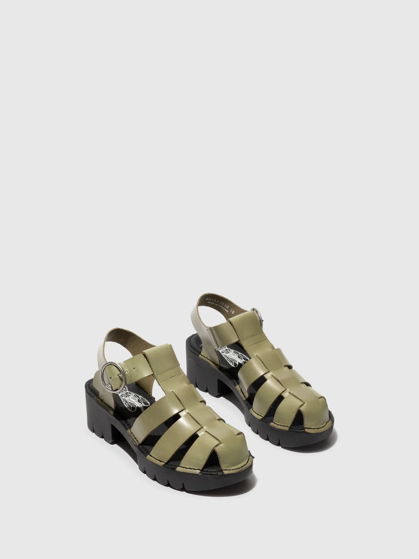 T-Strap Sandals EMME511FLY LT. GREEN - Image 2