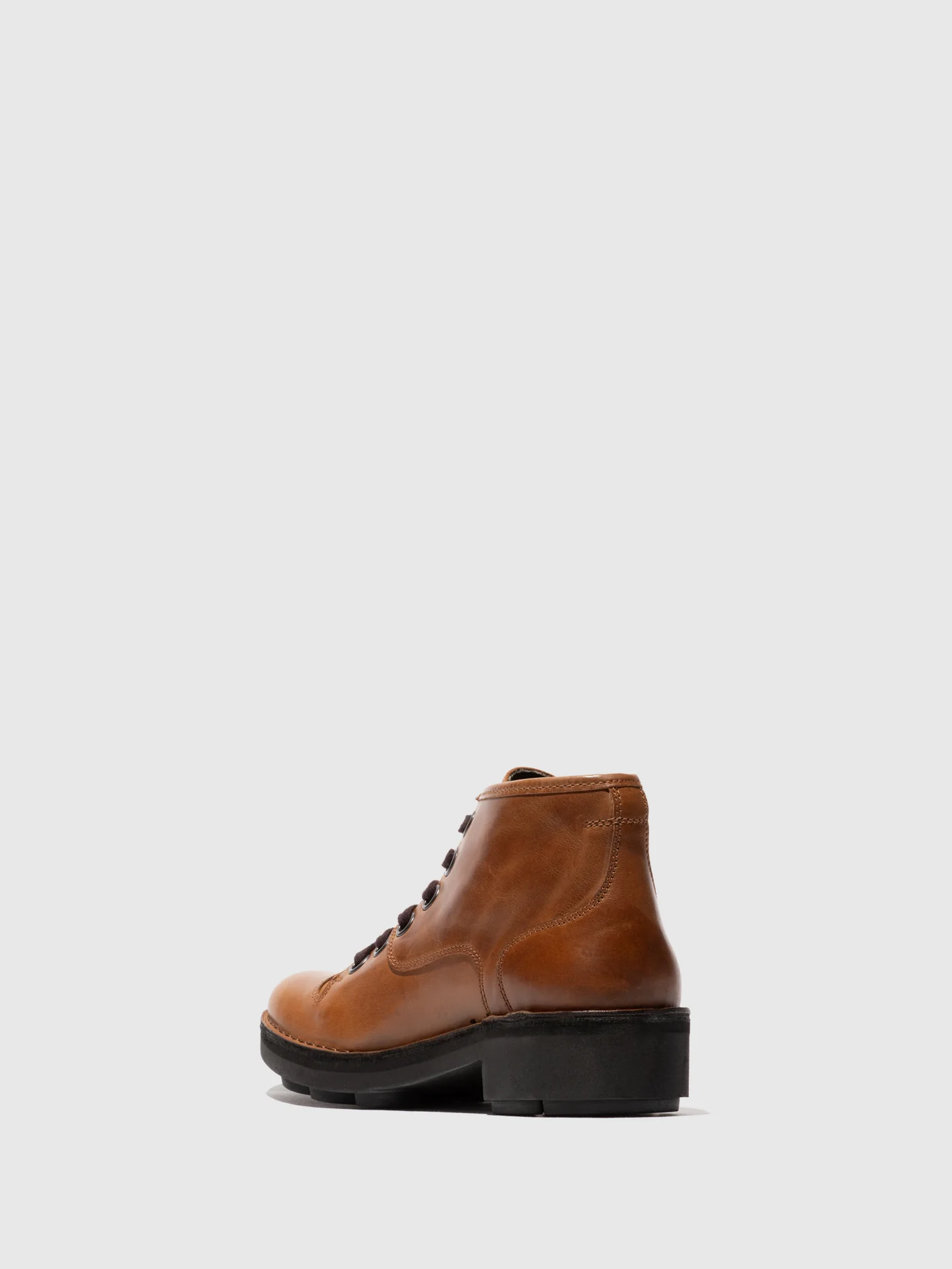 Lace-up Ankle Boots NUXE138FLY MID. BROWN - Image 3