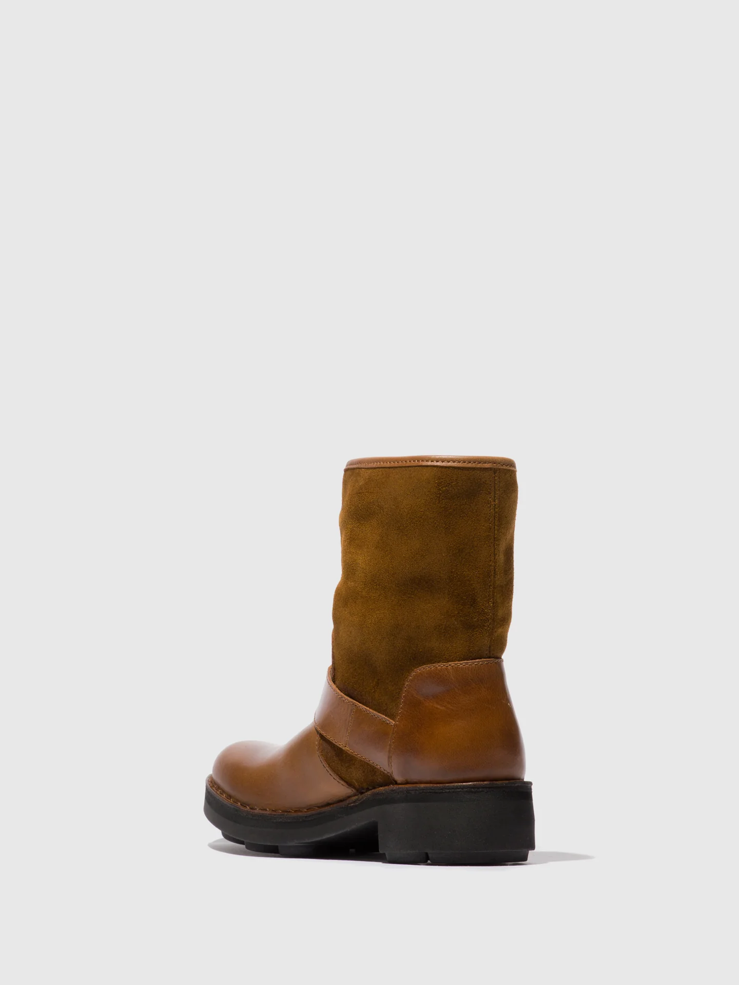 Buckle Ankle Boots NALY141FLY MID.BROWN/TOBACCO - Image 3