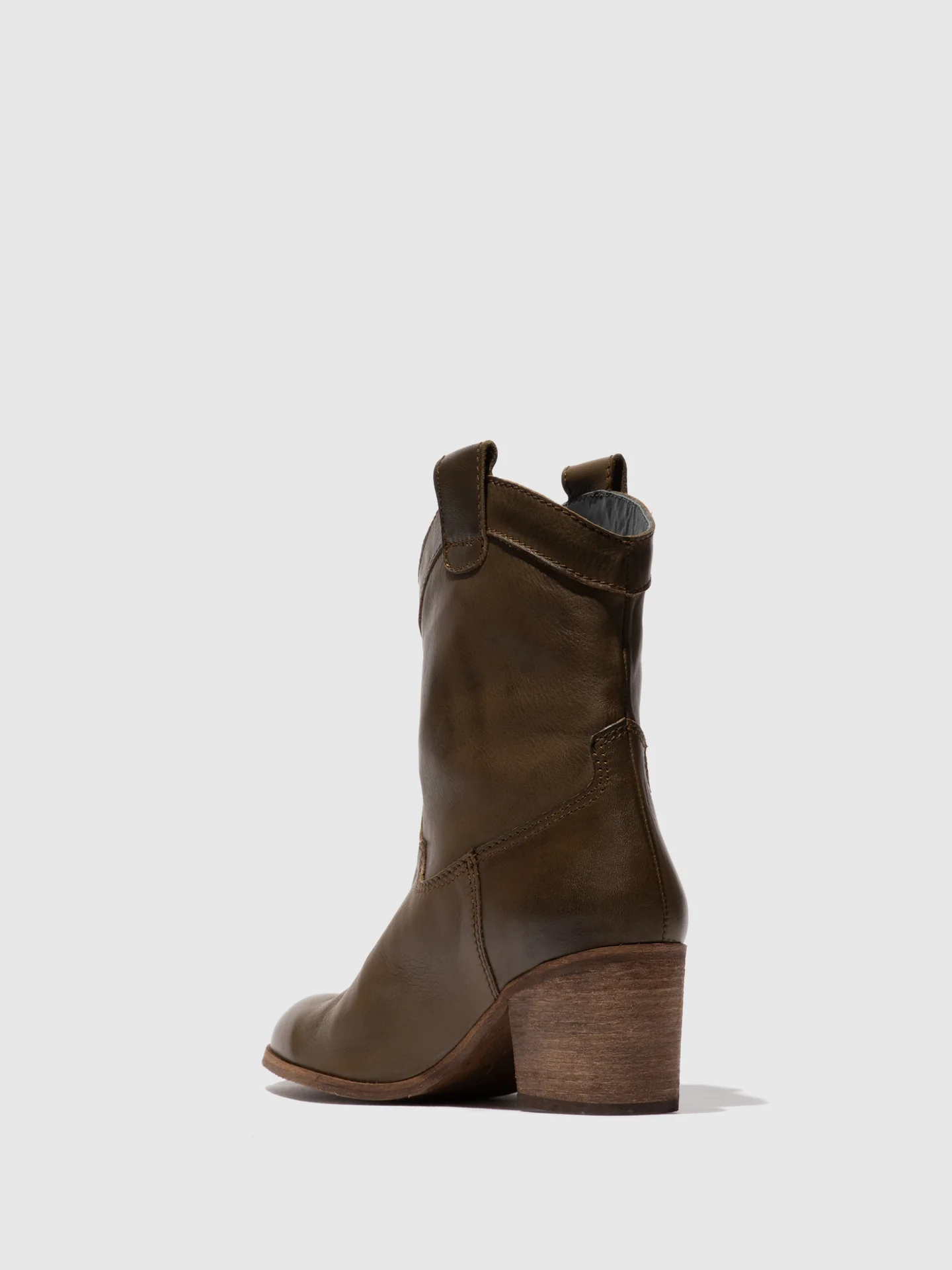 Zip Up Ankle Boots DAXI166FLY MILITARY - Image 3