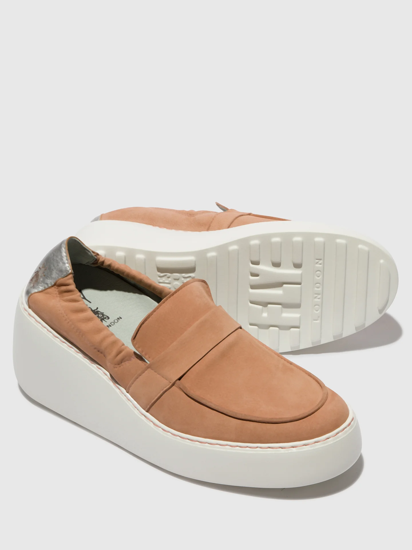 Slip-on Trainers DULI620FLY NUDE PINK/SILVER - Image 4