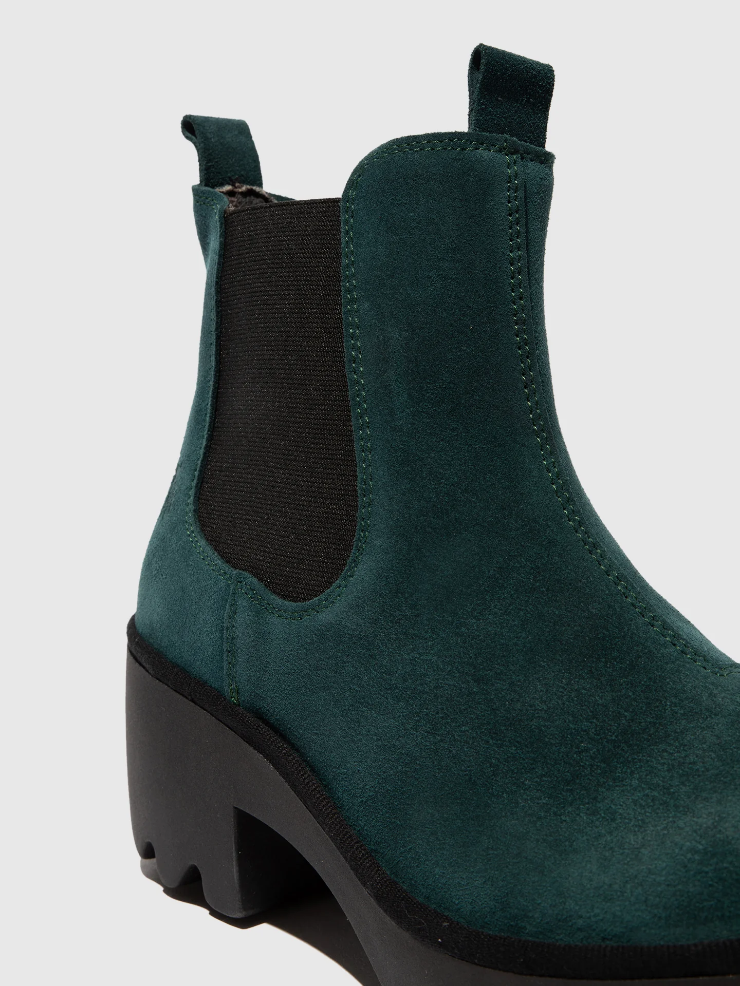 Chelsea Ankle Boots TRIG514FLY OIL SUEDE PETROL - Image 4