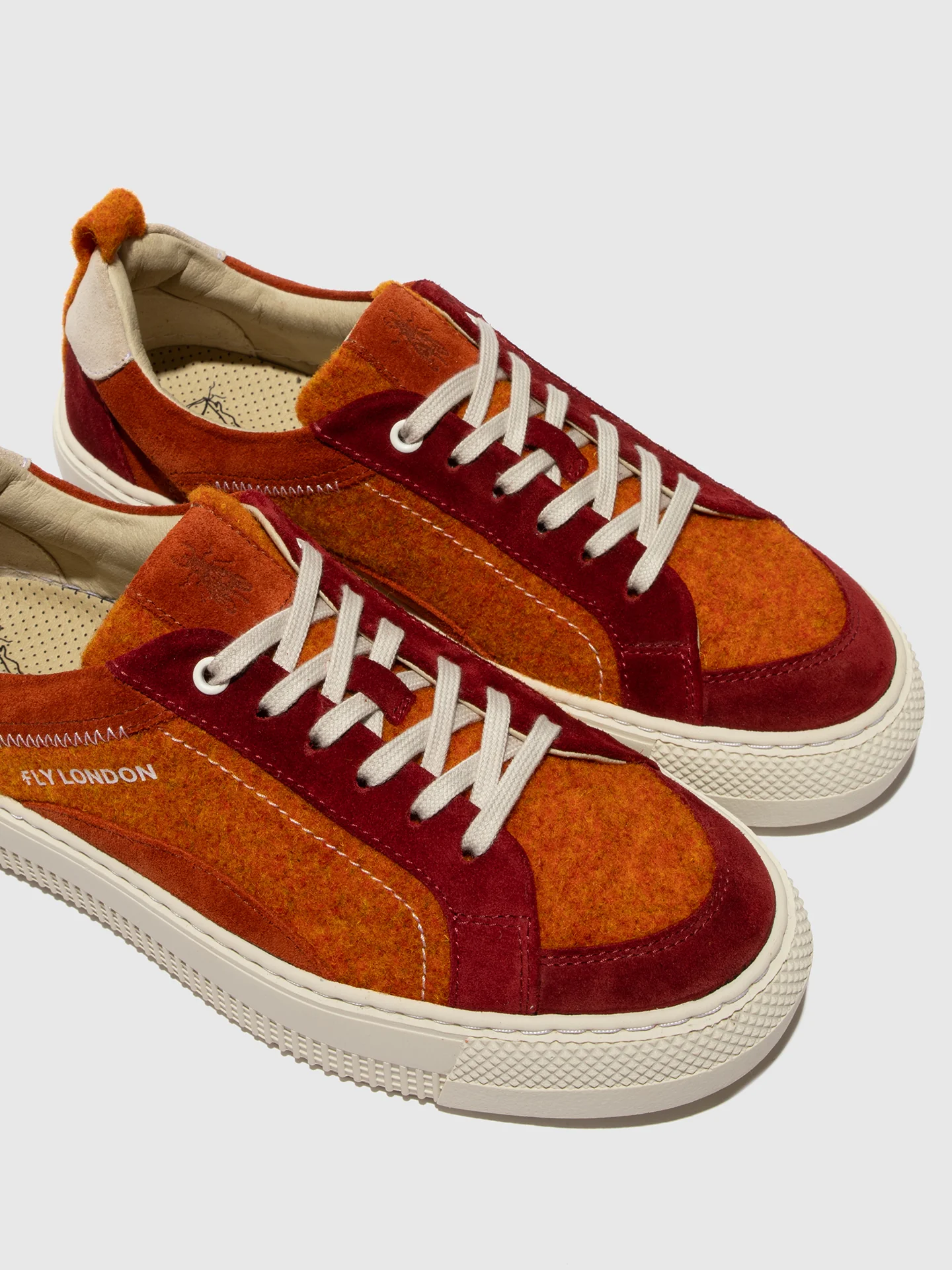 Low-Top Trainers TAIK687FLY ORANGE/CHERRY/BRICK/OFFWHITE - Image 5