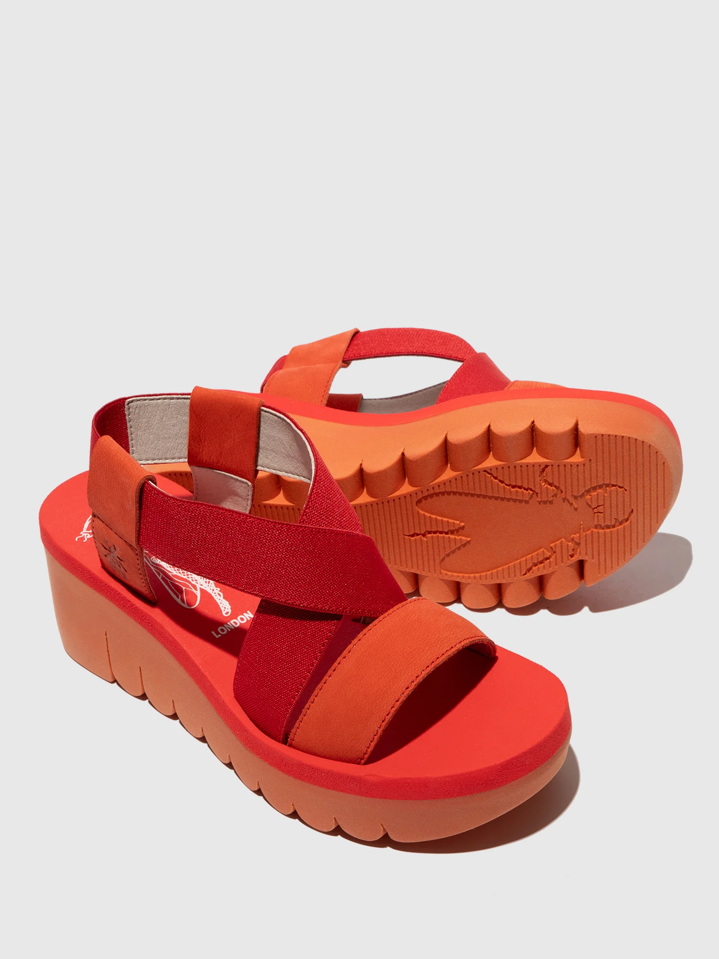 Sling-Back Sandals YABI922FLY DEVIL RED - Image 4