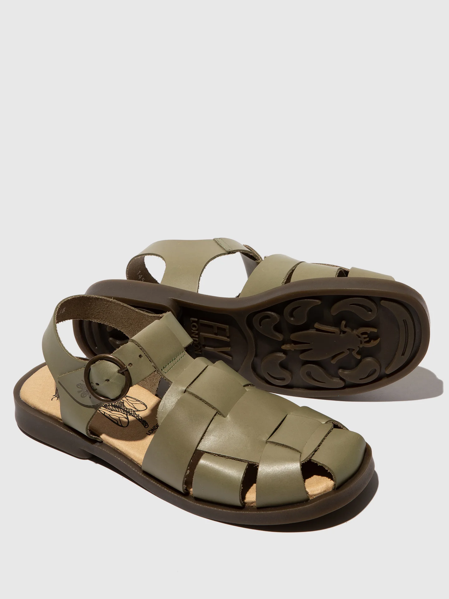 Buckle Sandals ARED437FLY SMOG - Image 4