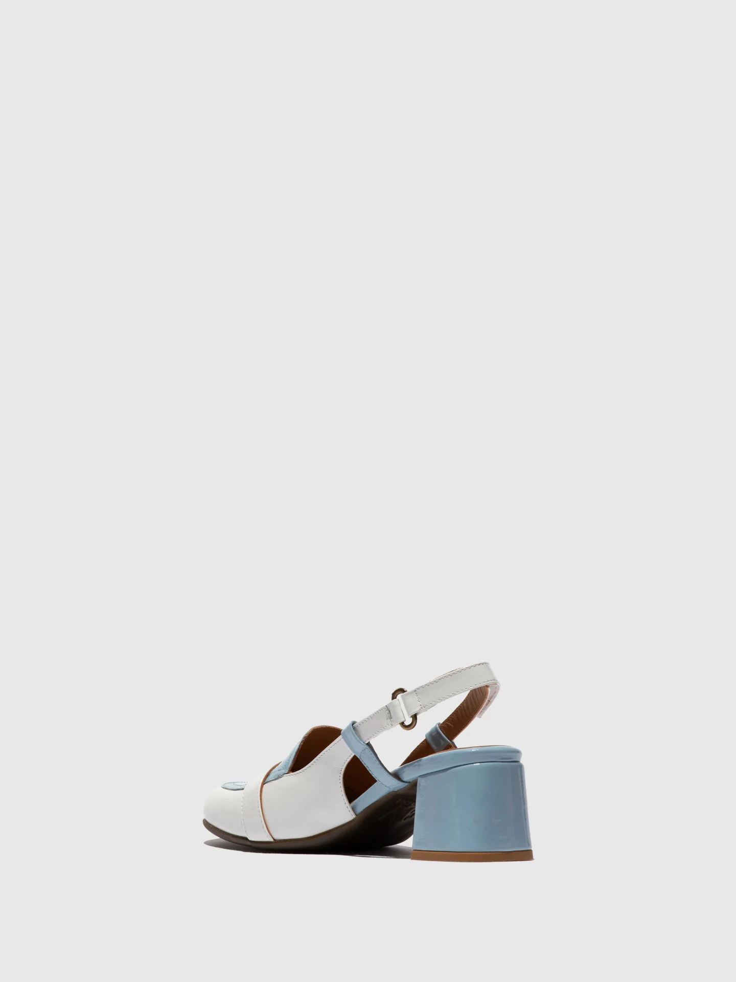 Sling-Back Sandals PEMY456FLY SKY BLUE/OFFWHITE - Image 3