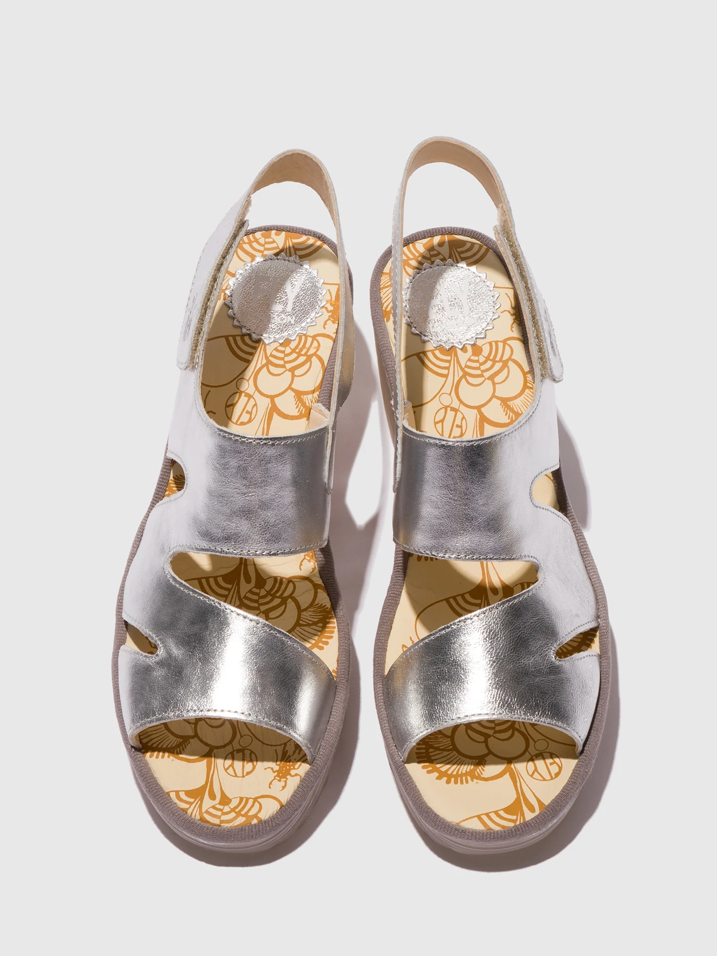 Sling-Back Sandals YAAD604FLY SILVER - Image 4