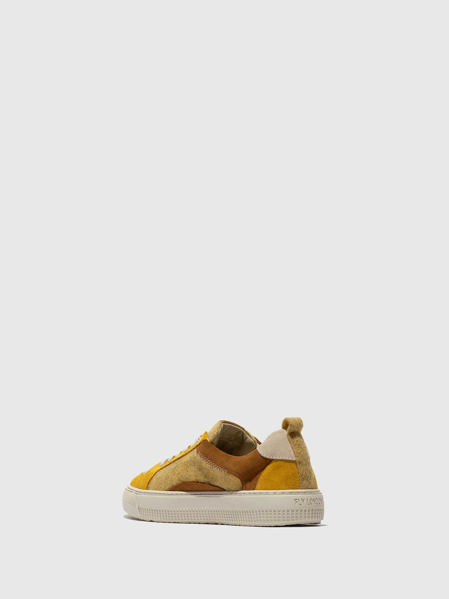 Low-Top Trainers TAIK687FLY PALE YELLOW/YELLOW/CAMEL/OFFWHITE - Image 3