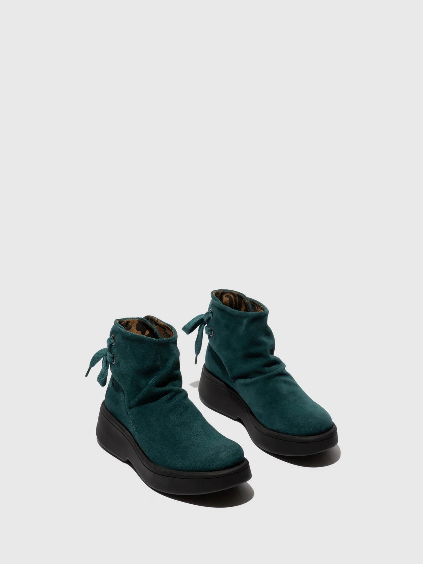 Lace-up Ankle Boots MEBS189FLY PETROL - Image 2