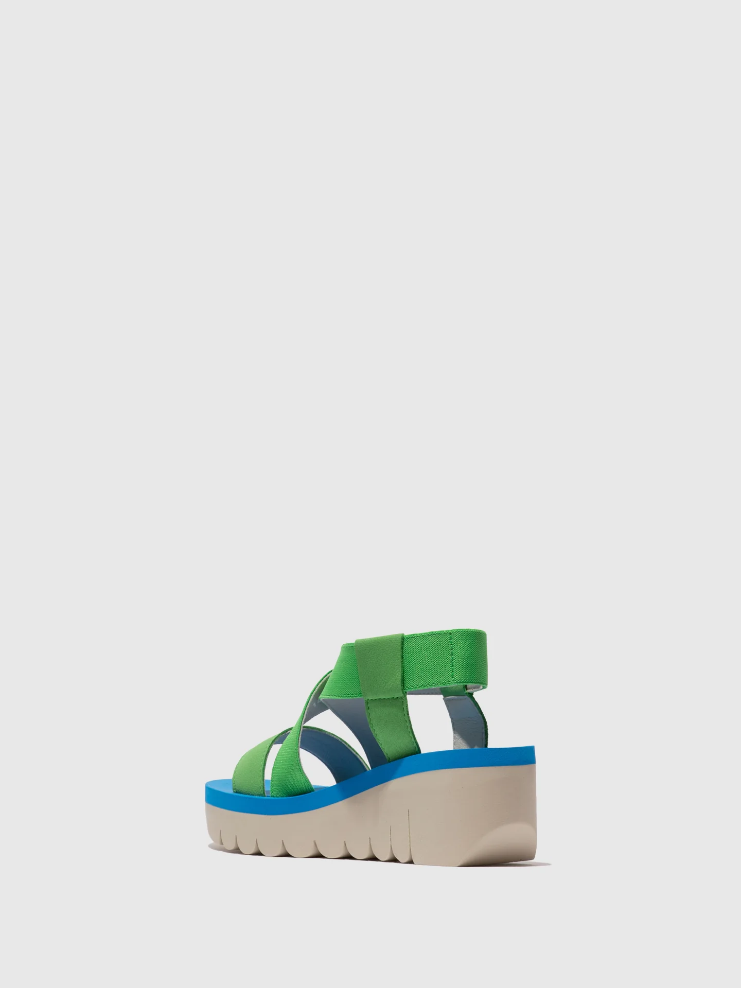 Sling-Back Sandals YABI922FLY PISTACHIO/PISTACHIO/AZURRE - Image 3